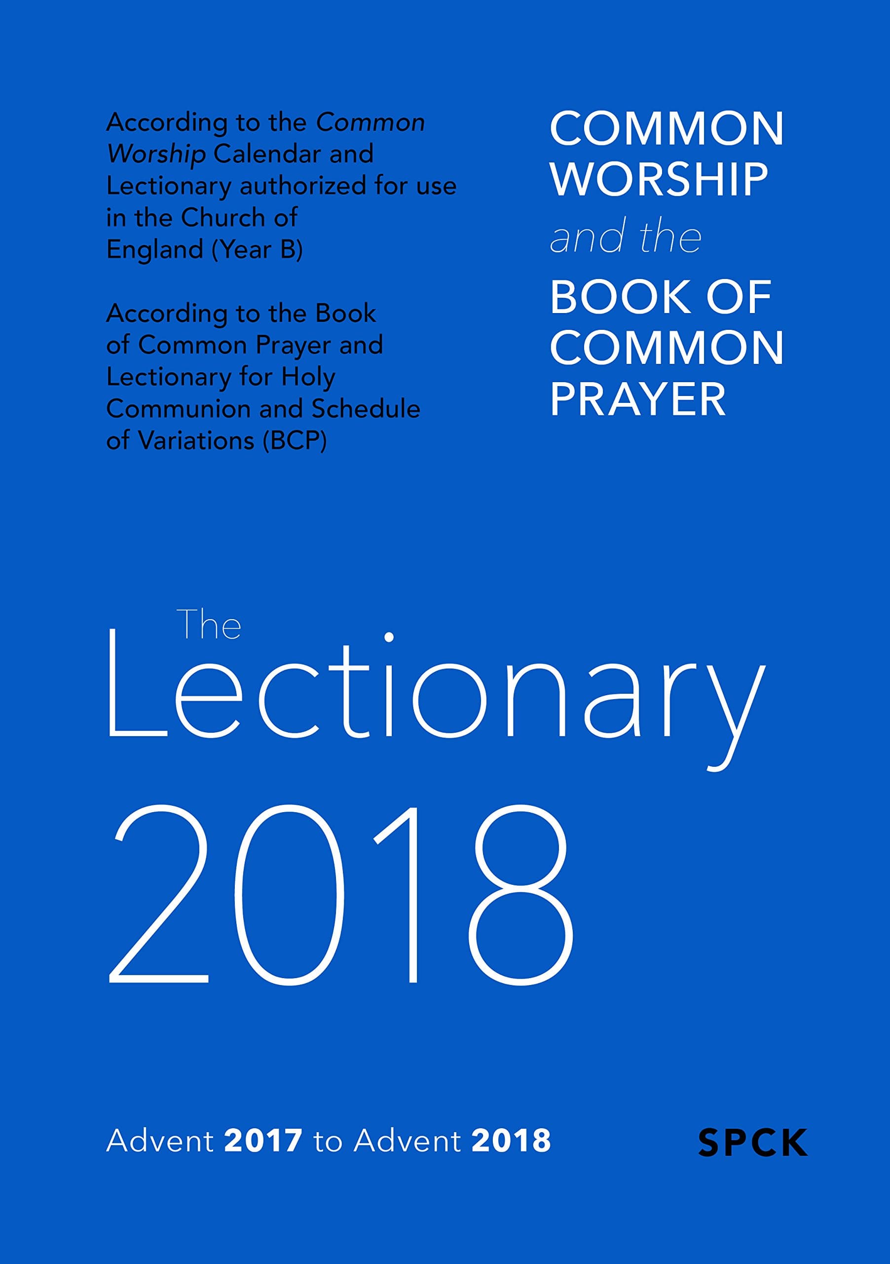 Common Worship Lectionary 2018