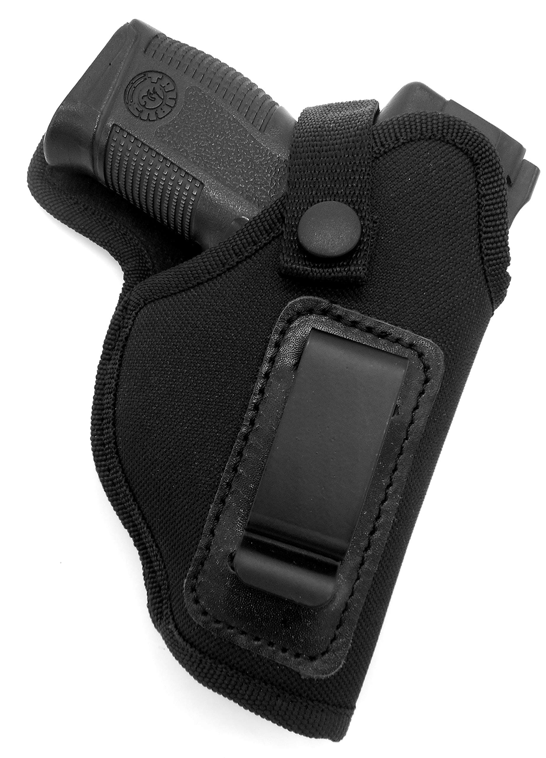 HOLSTERMART USA Right Hand Dual-Function OWB Belt Slide or IWB AIWB Concealment Holster with Body Shield for Taurus Millennium PT111 PT140 PT145 PT745, and G2, G2C, G2S