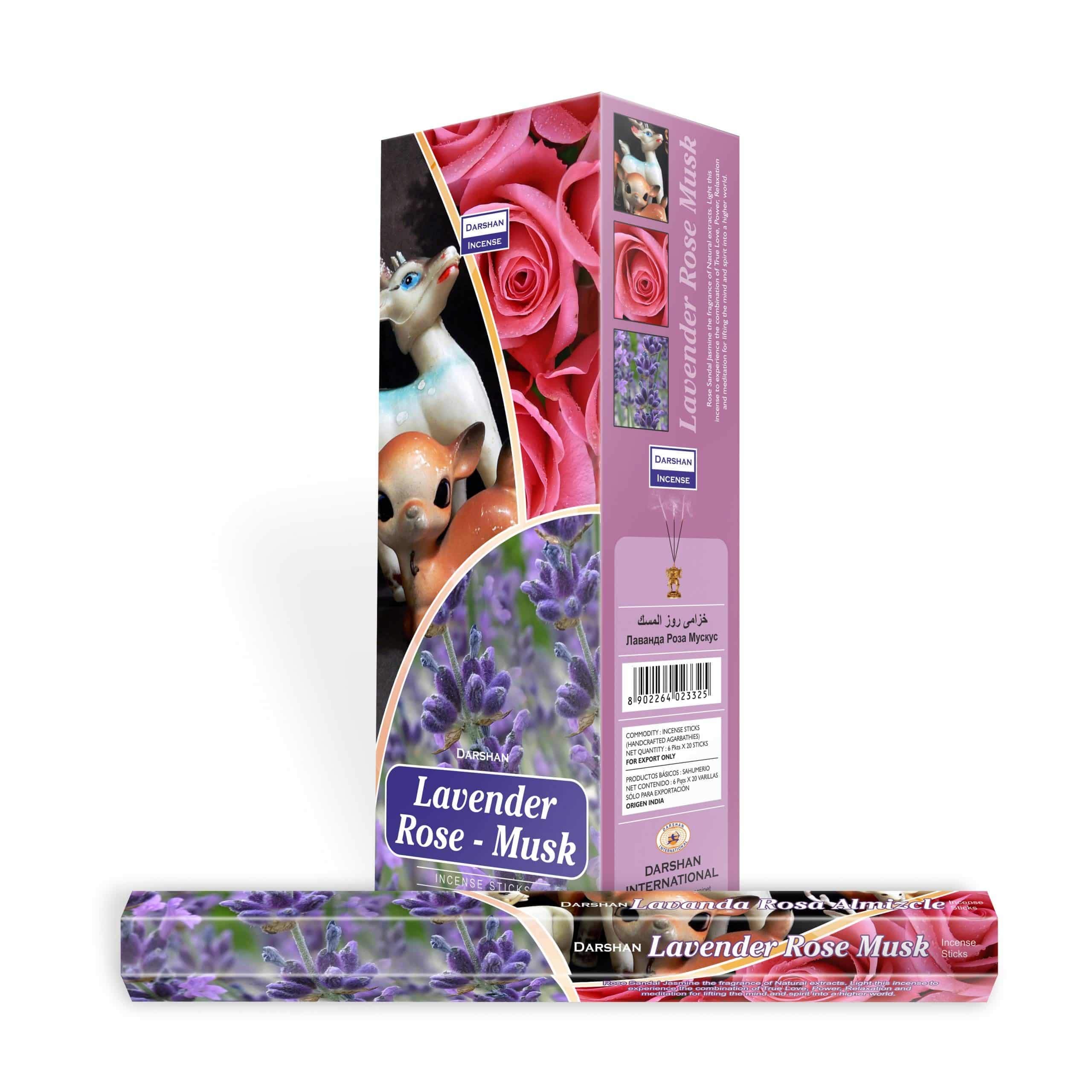 DarshanMusk and Lavender Incense - 120 sticks