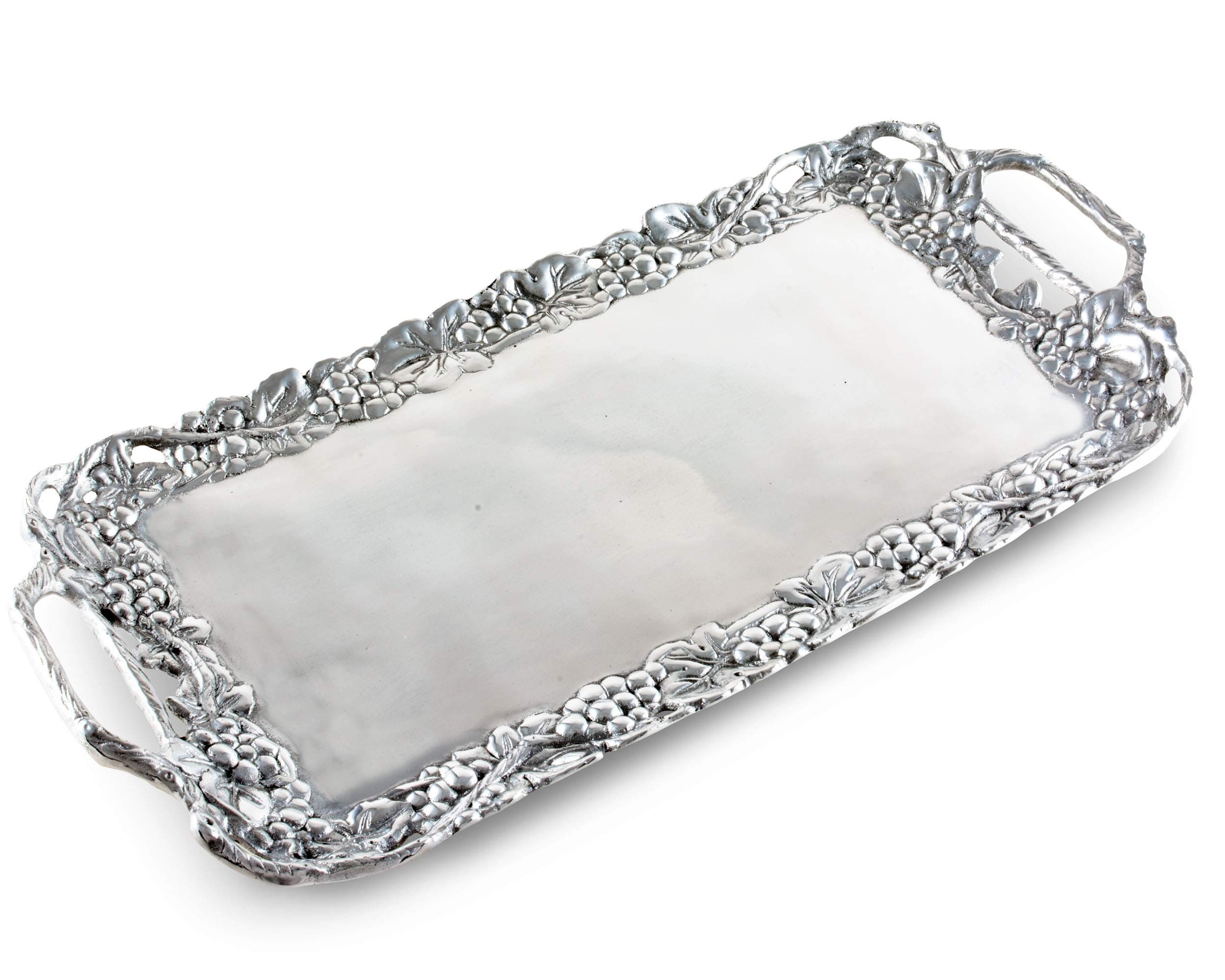 Arthur CourtDesigns Aluminum Grape 21" Serving Tray