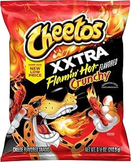 Xxtra Flamin' Hot Cheese Flavored Snacks, 8.5 Oz