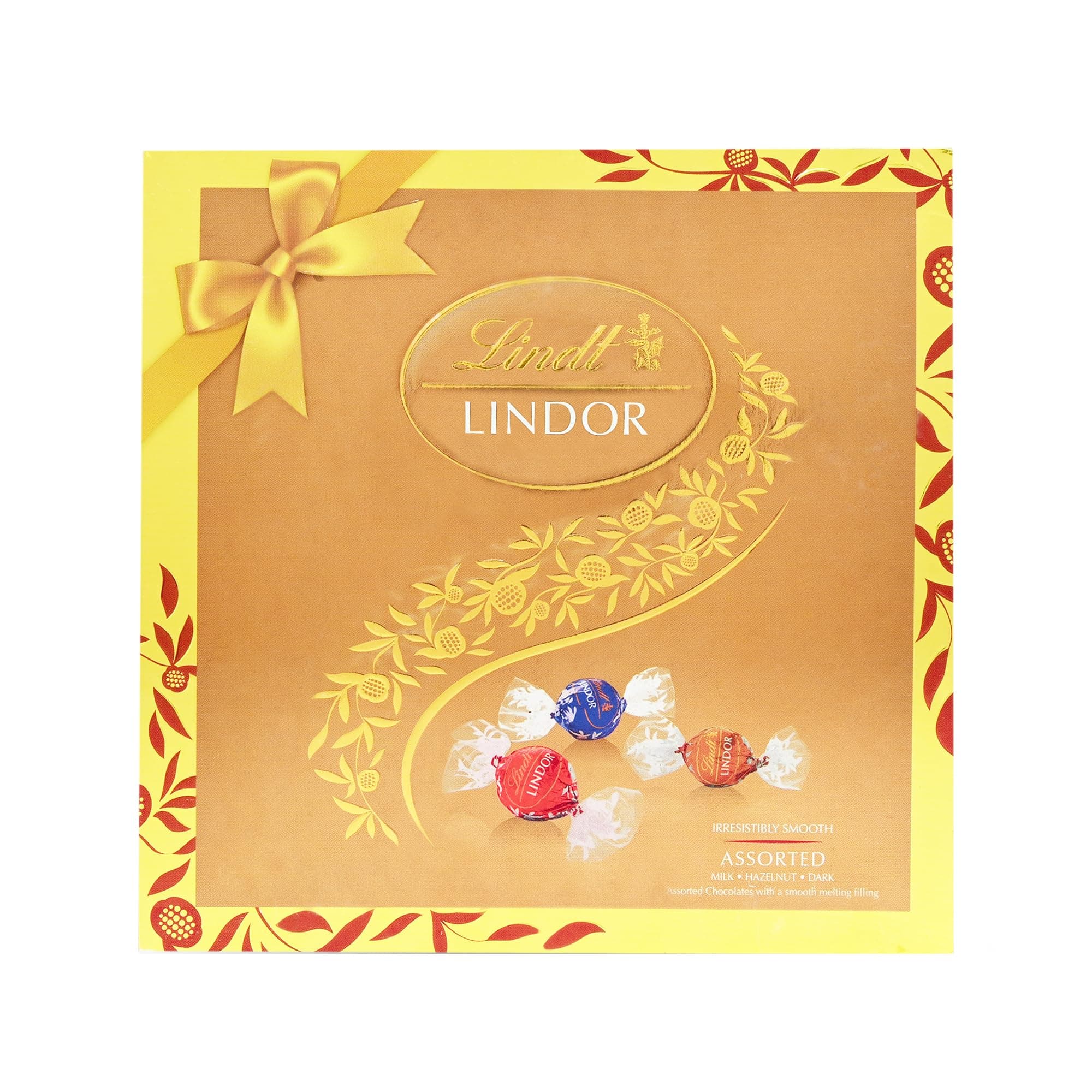 Lindt Lindor Assorted Cornet Chocolate Festive Gift Pack -100gm (8 Cornet Balls)