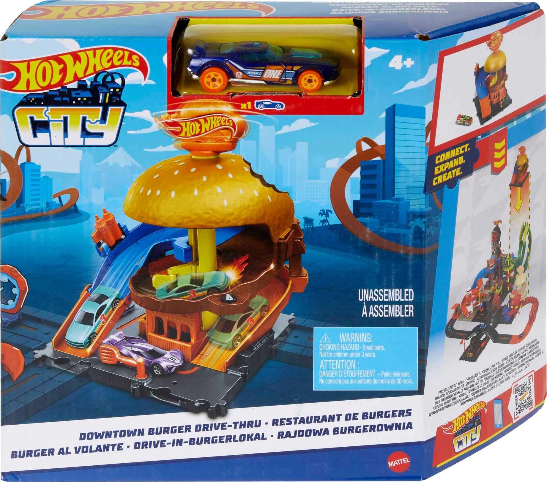 Mattel - Hot Wheels City Burger Blitz Playset