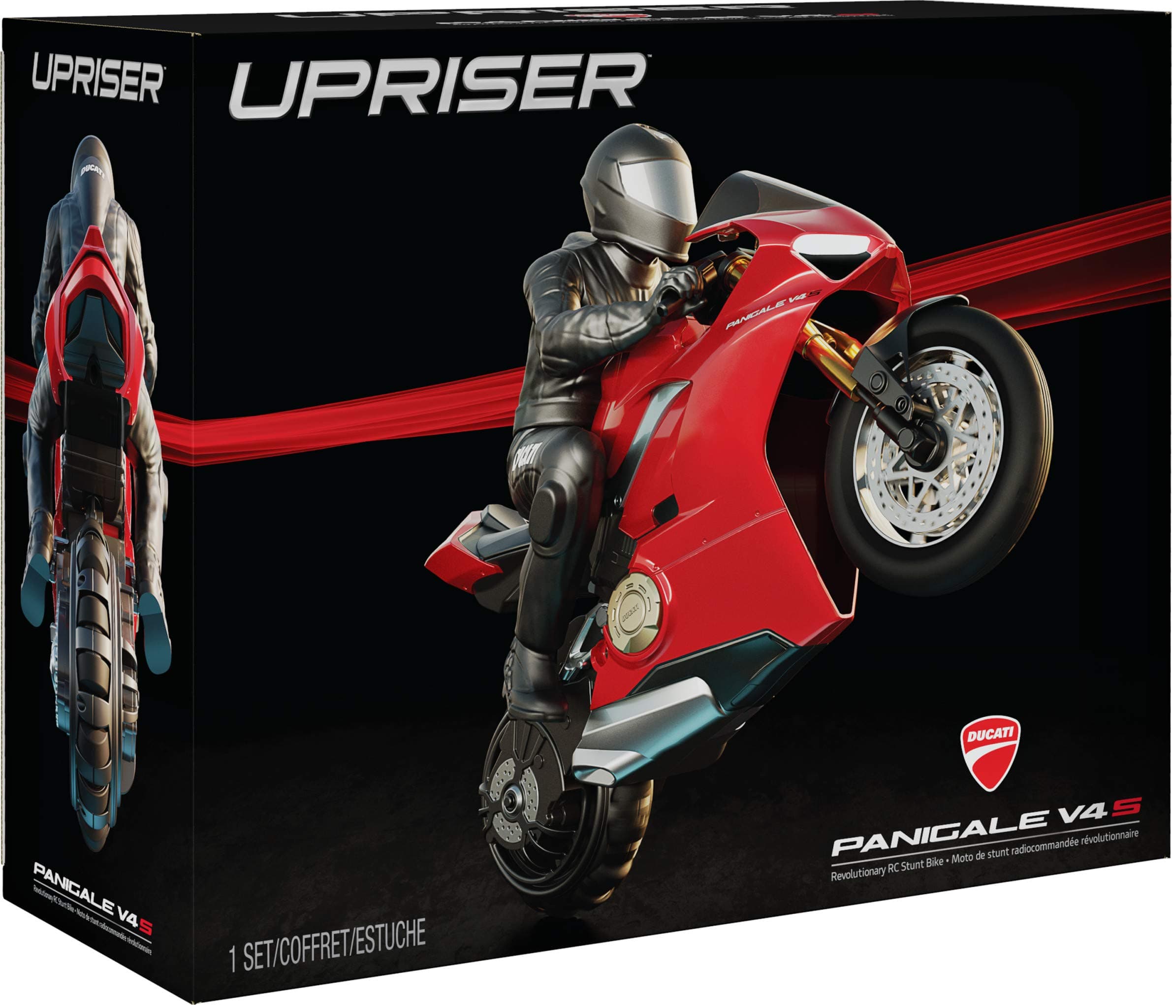 Upriser Ducati, Authentic Panigale V4 S Remote Control Motorcycle, 1:6 Scale