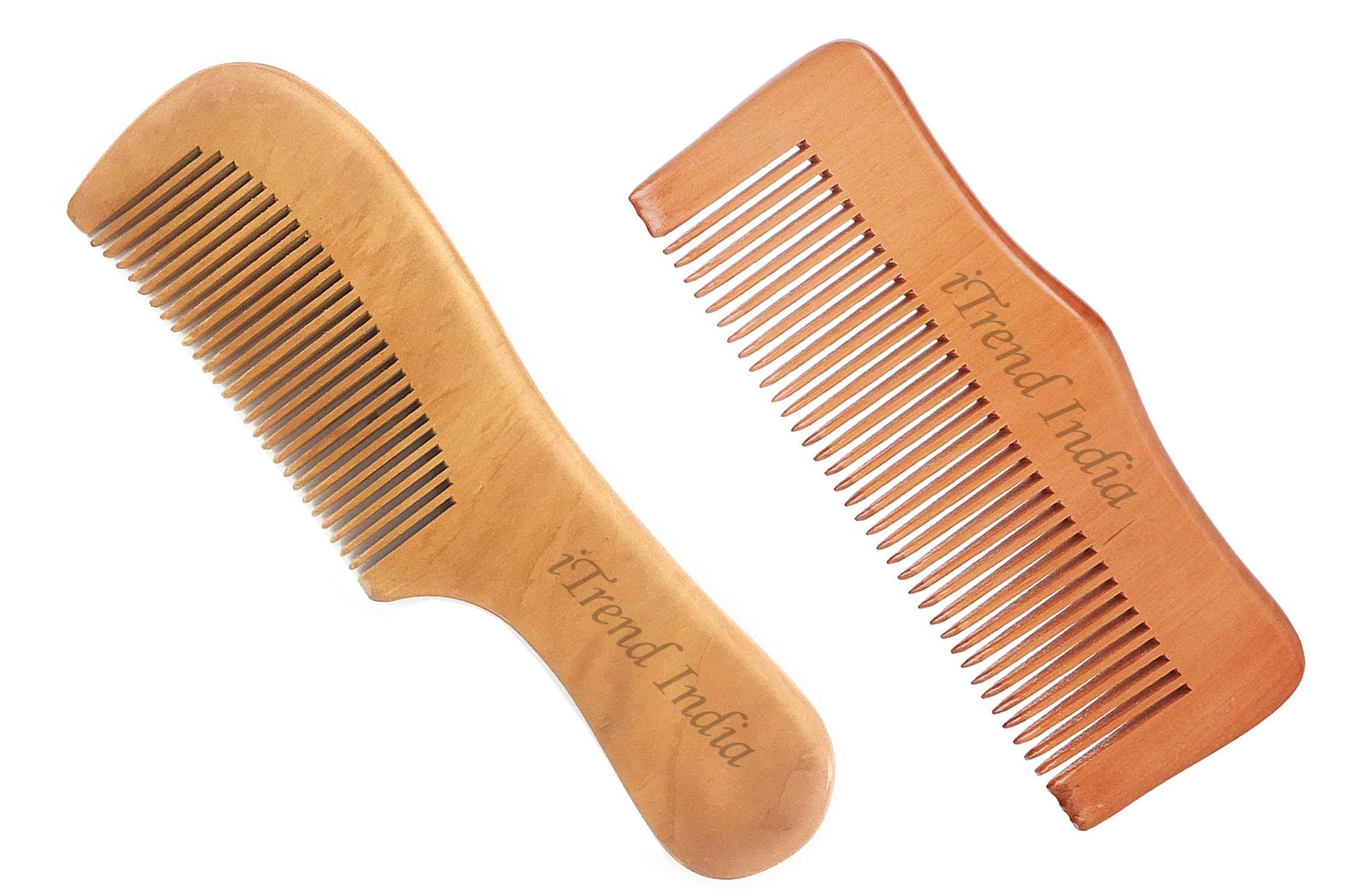 Set of 2 Premium Wood Comb