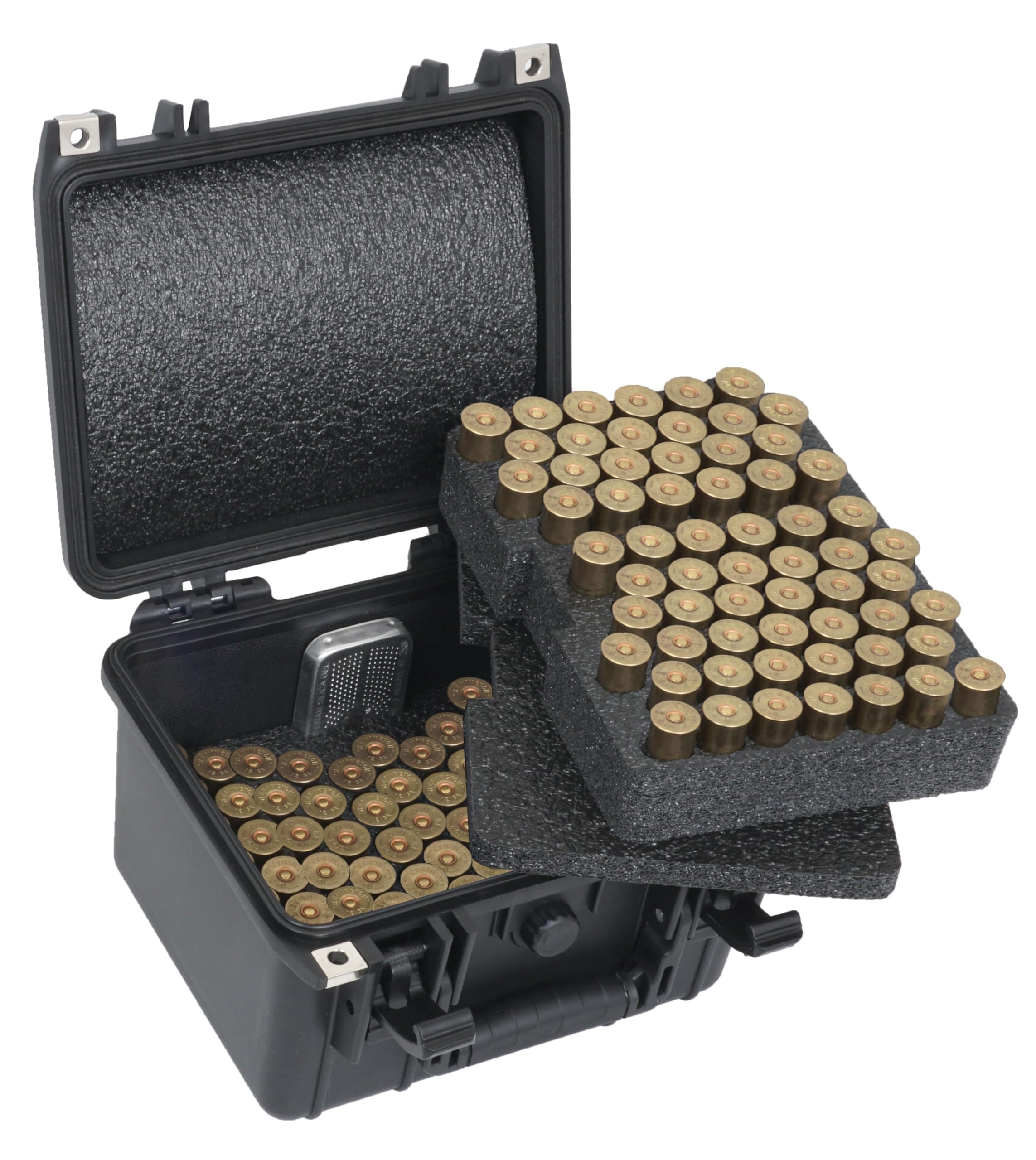 Case Club x140 Shotgun Shell Ammo Long Term Storage Case - Includes Silica Gel Dessicant to help Absorb Moisture