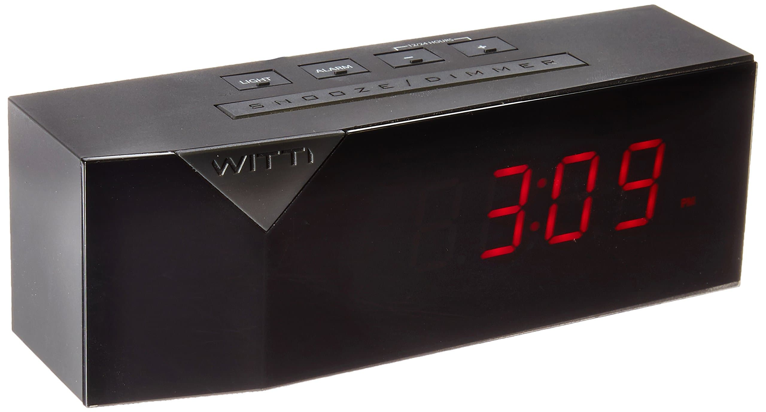 BEDDI Charge | Alarm Clock with Night Light & 3 USB Port Charging Station - Black