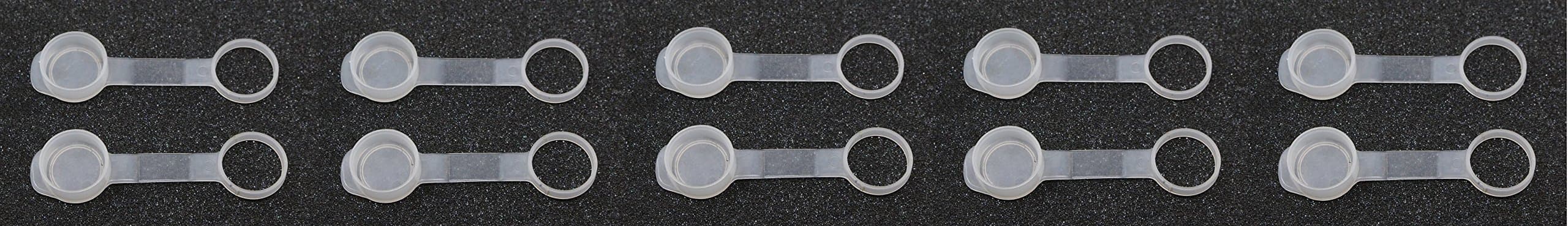 JSP Manufacturing Dust Covers for HV or CF Keyed Locks, Accordion Shutters, Plastic Caps Hurricane Storm Shutters (10)