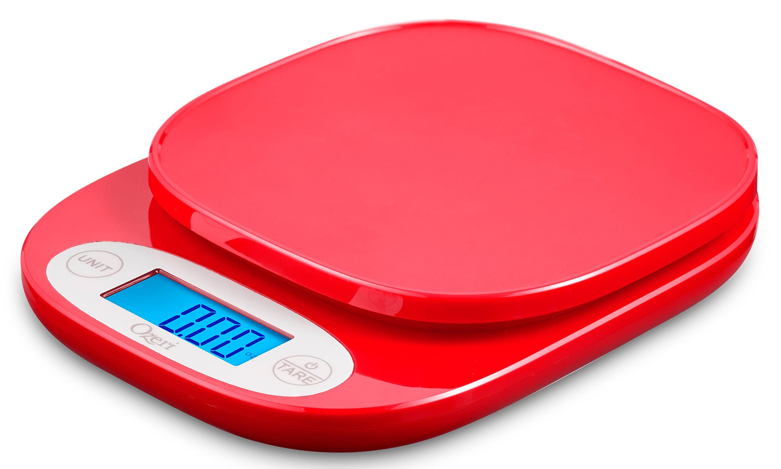 OzeriZK420-R Garden and Kitchen Scale, Polycarbonate, Red