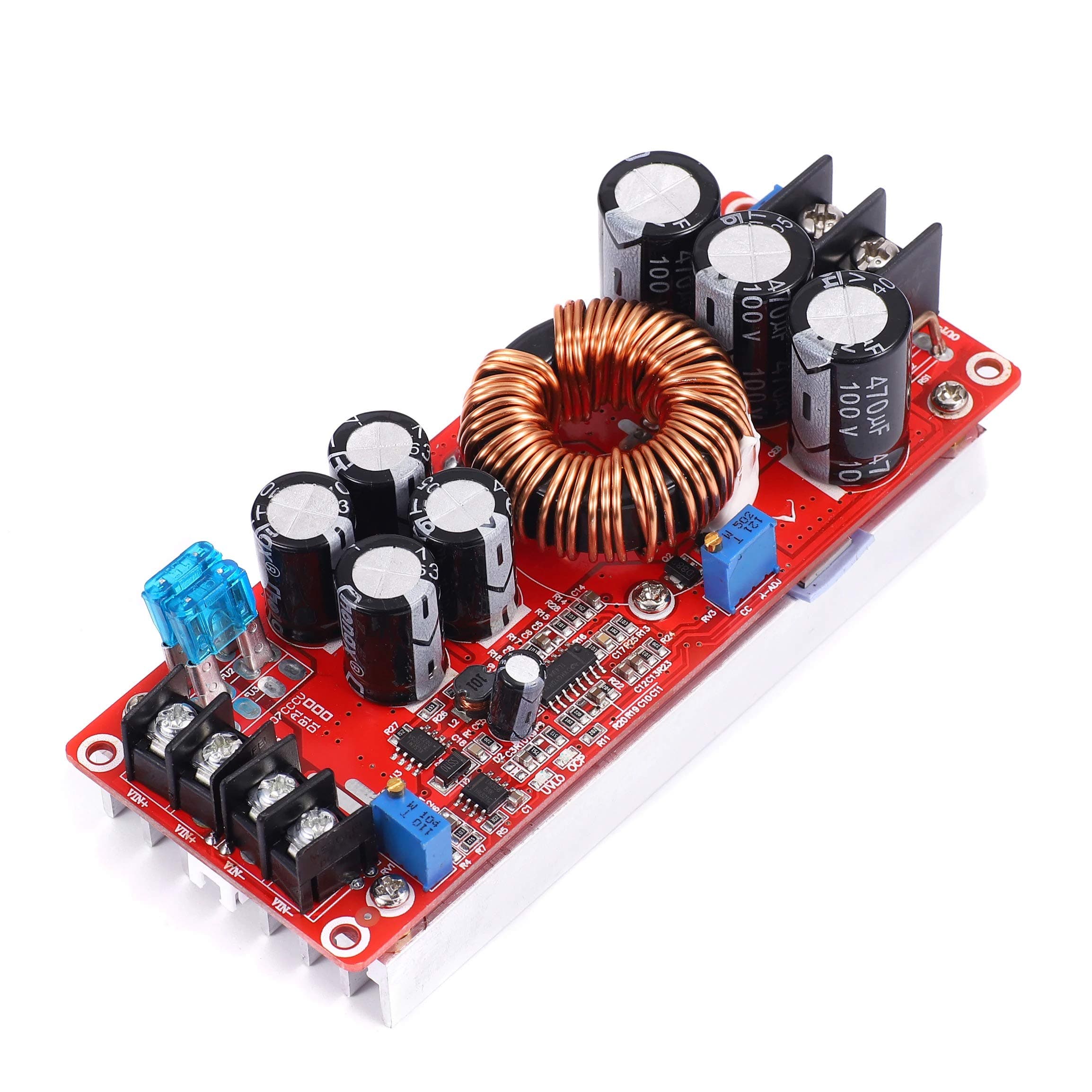 - amiciSmart 1200W DC to DC Converter, 20A Step-Up Boost Converter 8~60V to 12~80V Adjustable Power Supply