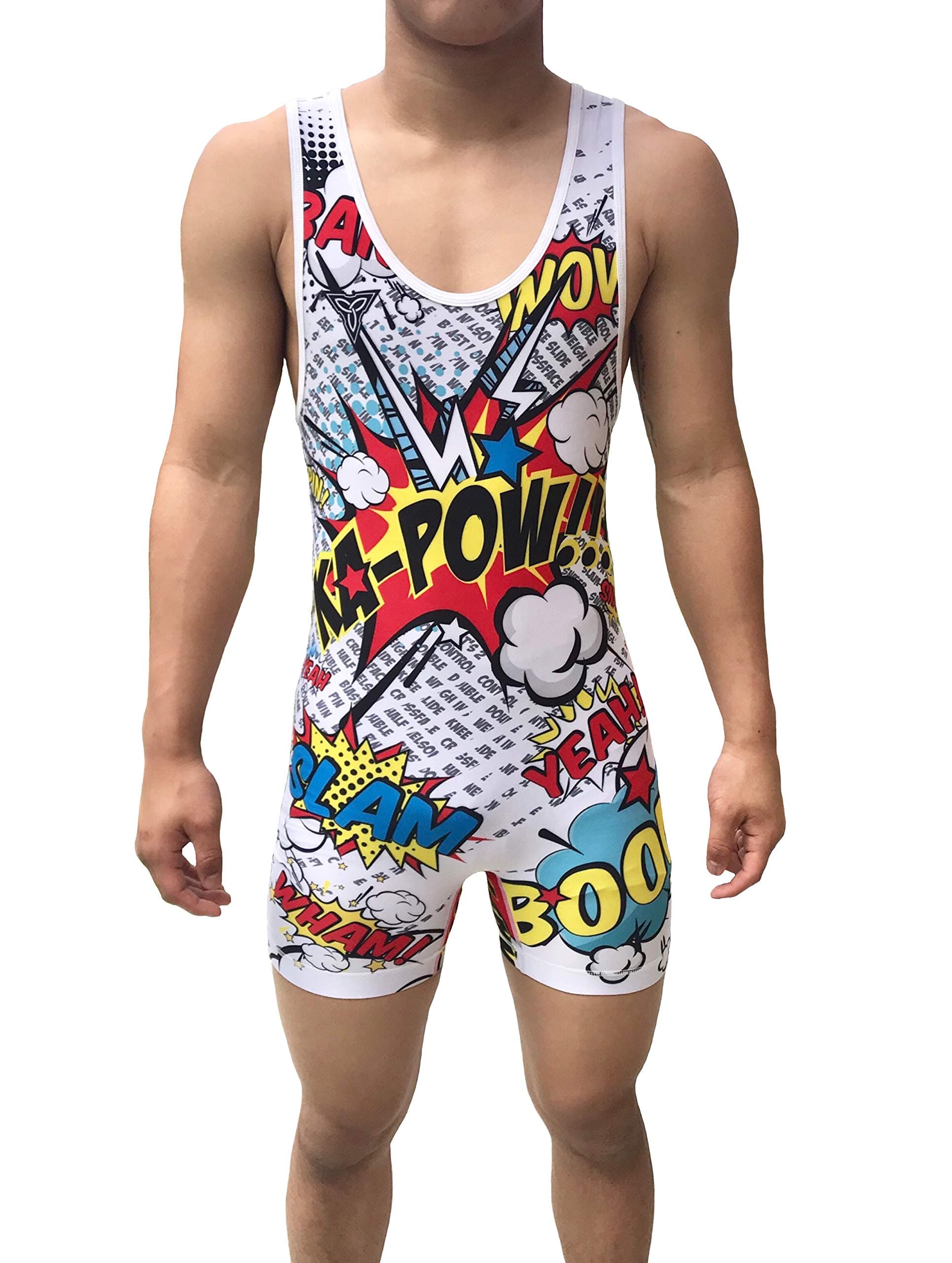 KA-POW Comic Wrestling Singlet - Folkstyle