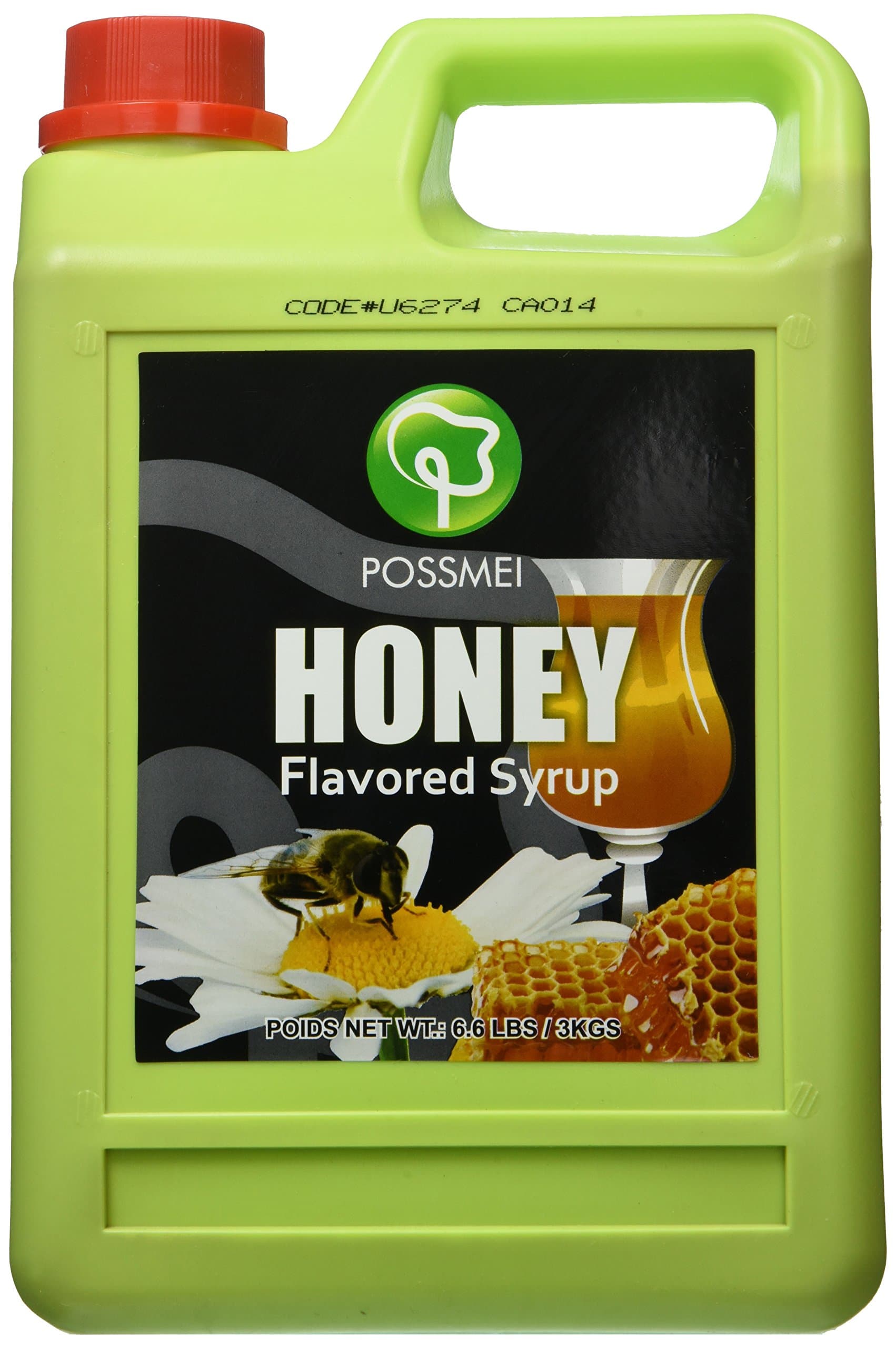 Possmei Flavored Syrup, Honey, 6.6 Pound