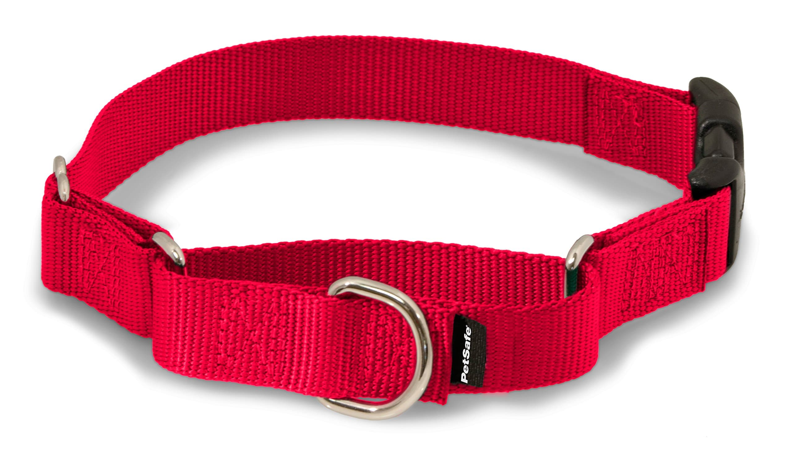 PetSafe Martingale Collar with Quick Snap Buckle, 1" Large, Red