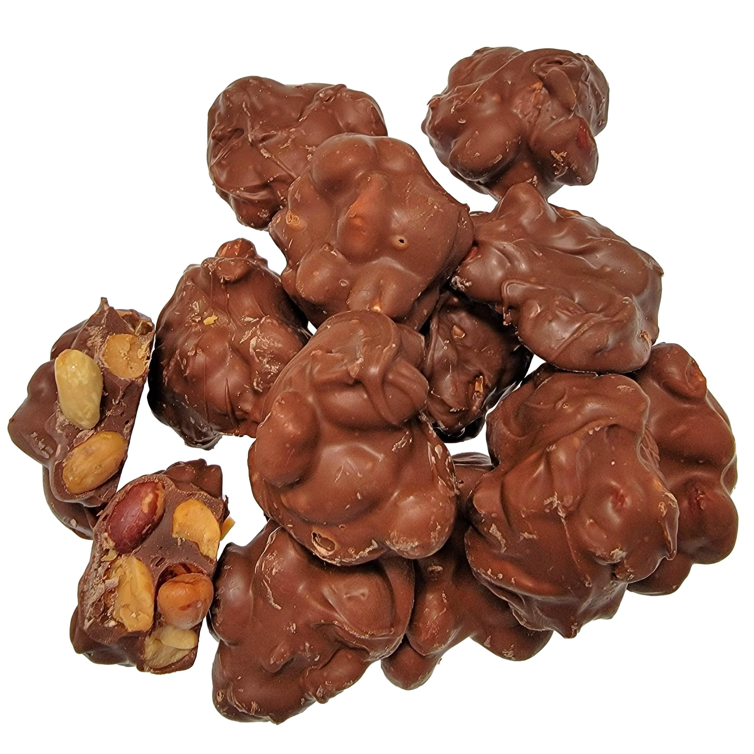Milk Chocolate Peanut Clusters 12 Ounce - Roasted Peanuts Covered in Creamy Milk Chocolate - Gourmet Candy Snack Gift - CandyKorner