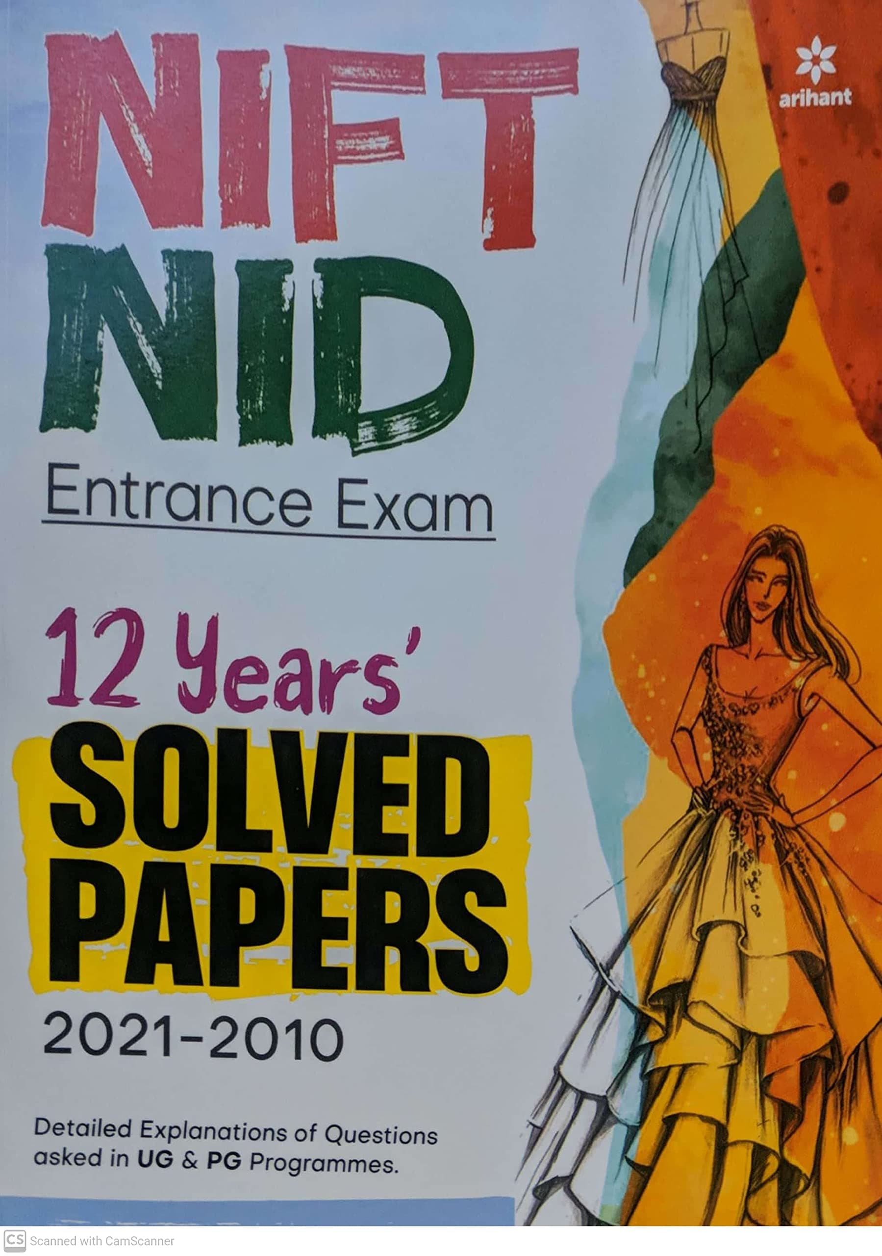 NIFT NID 12 Years Solved Papers for 2022 Exam (Old Edition)