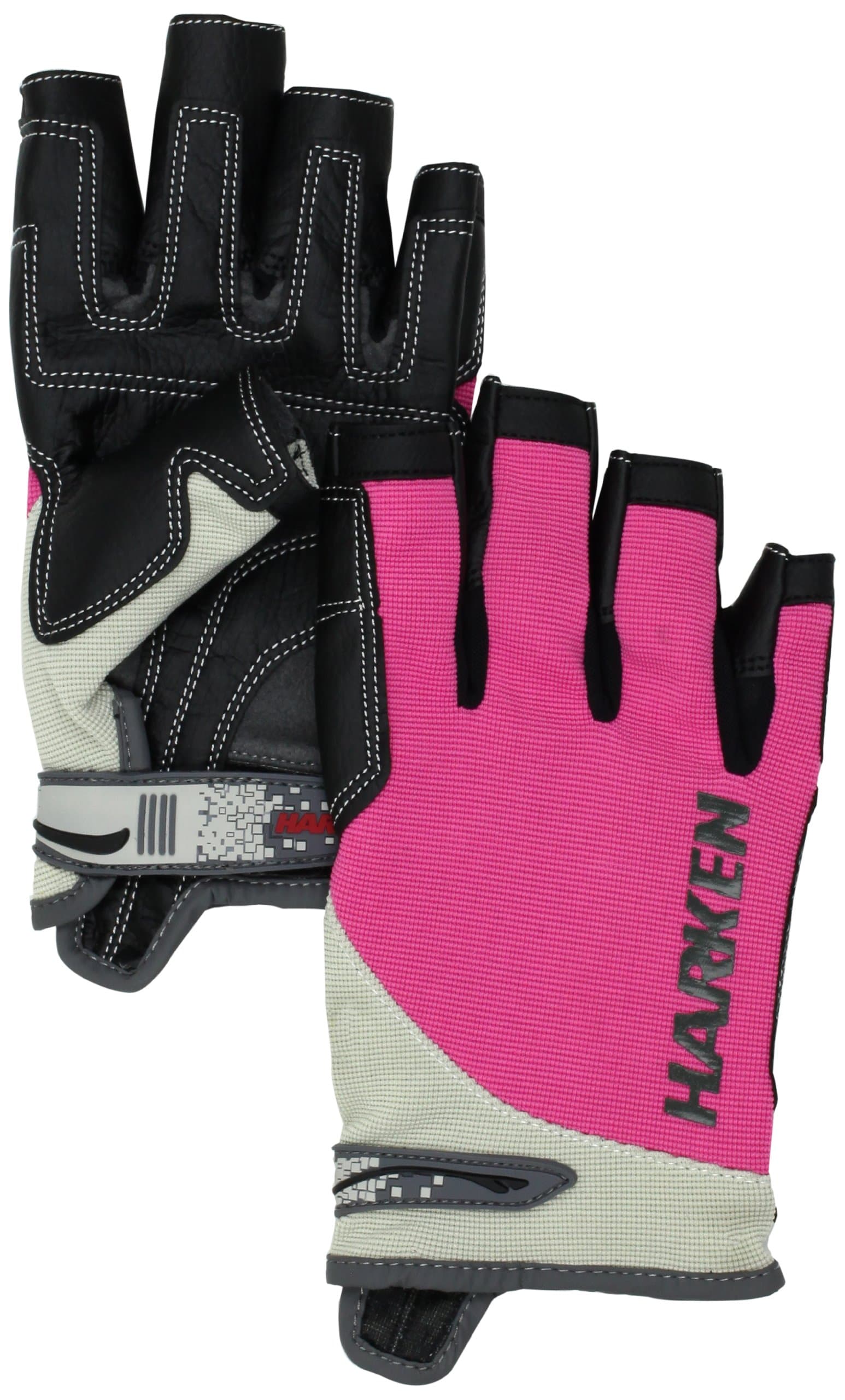Spectrum 3/4 Finger Gloves, Pink, Junior Large
