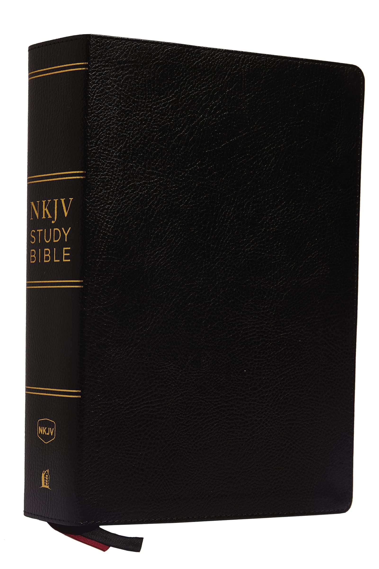 NKJV Study Bible: New King James Version, Black, Bonded Leather: Red Letter Edition, Comfort Print: The Complete Resource for Studying God’s Word Bonded Leather – November 20, 2018