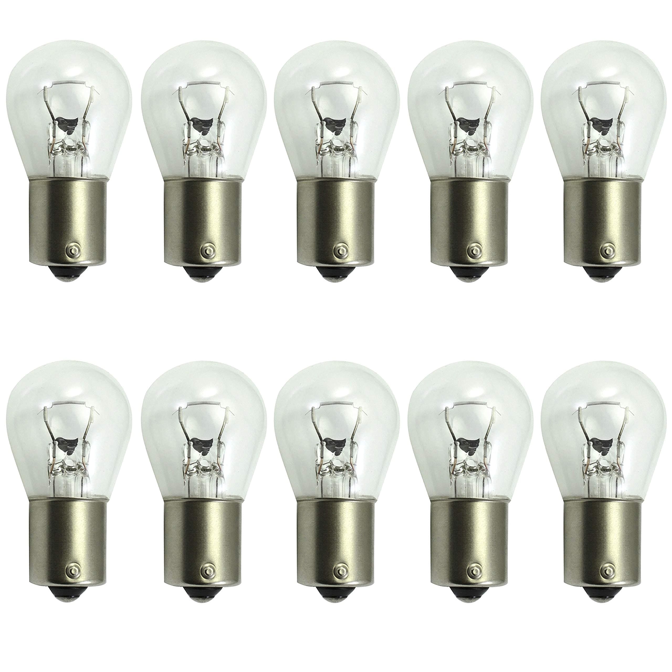 Diximus Bulb 10-Pack 1141 S8 Low Voltage Landscape Light Bulb 12V 18W BA15s Bayonet