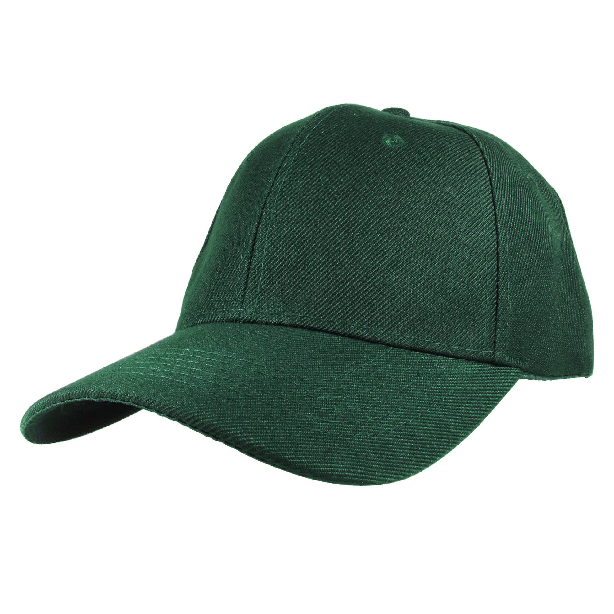 Adult Plain Baseball Cap Hat Classic Adjustable Size for All Seasons