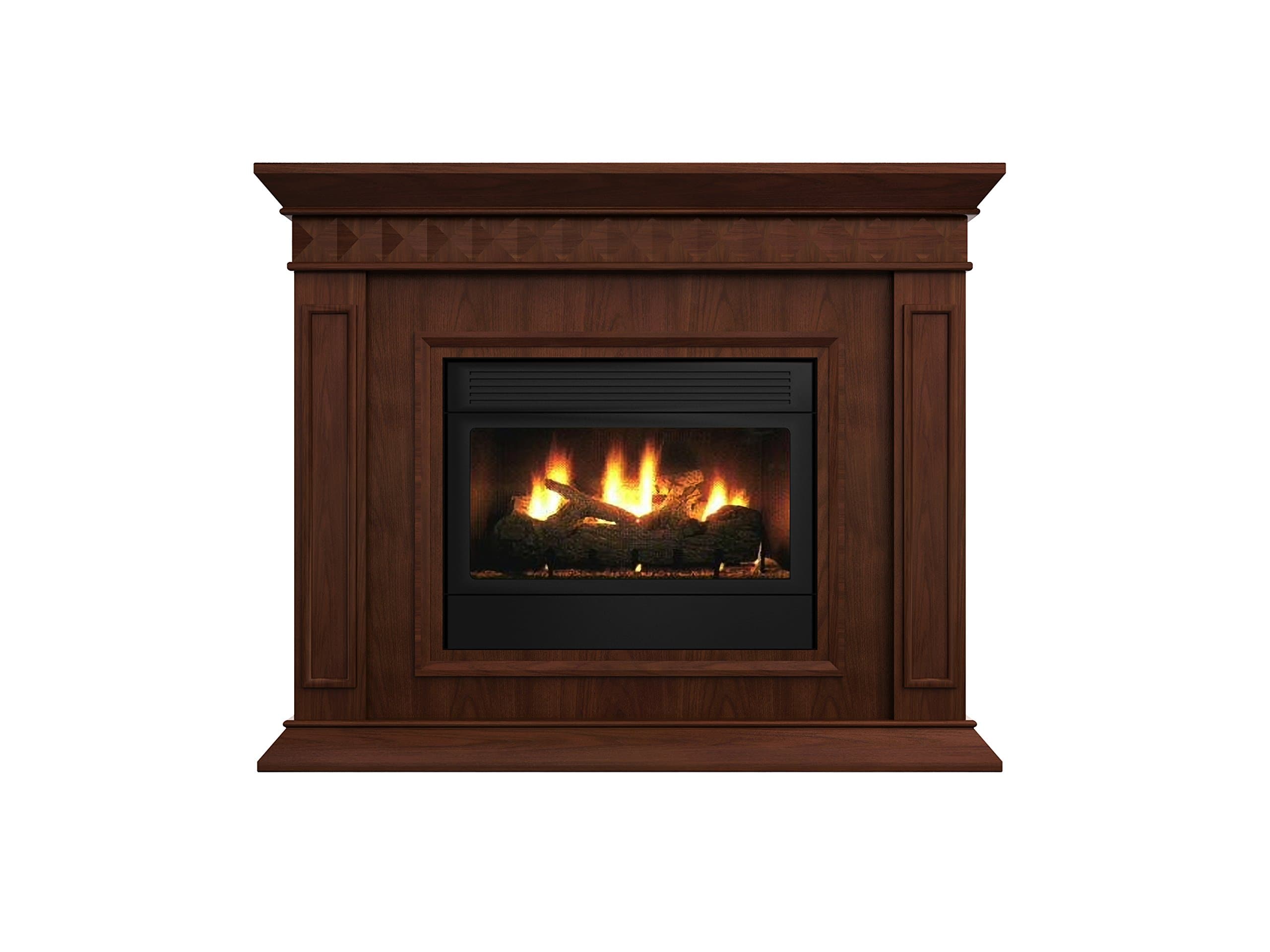 Argo Furniture Jasper Electric Fireplace, Walnut