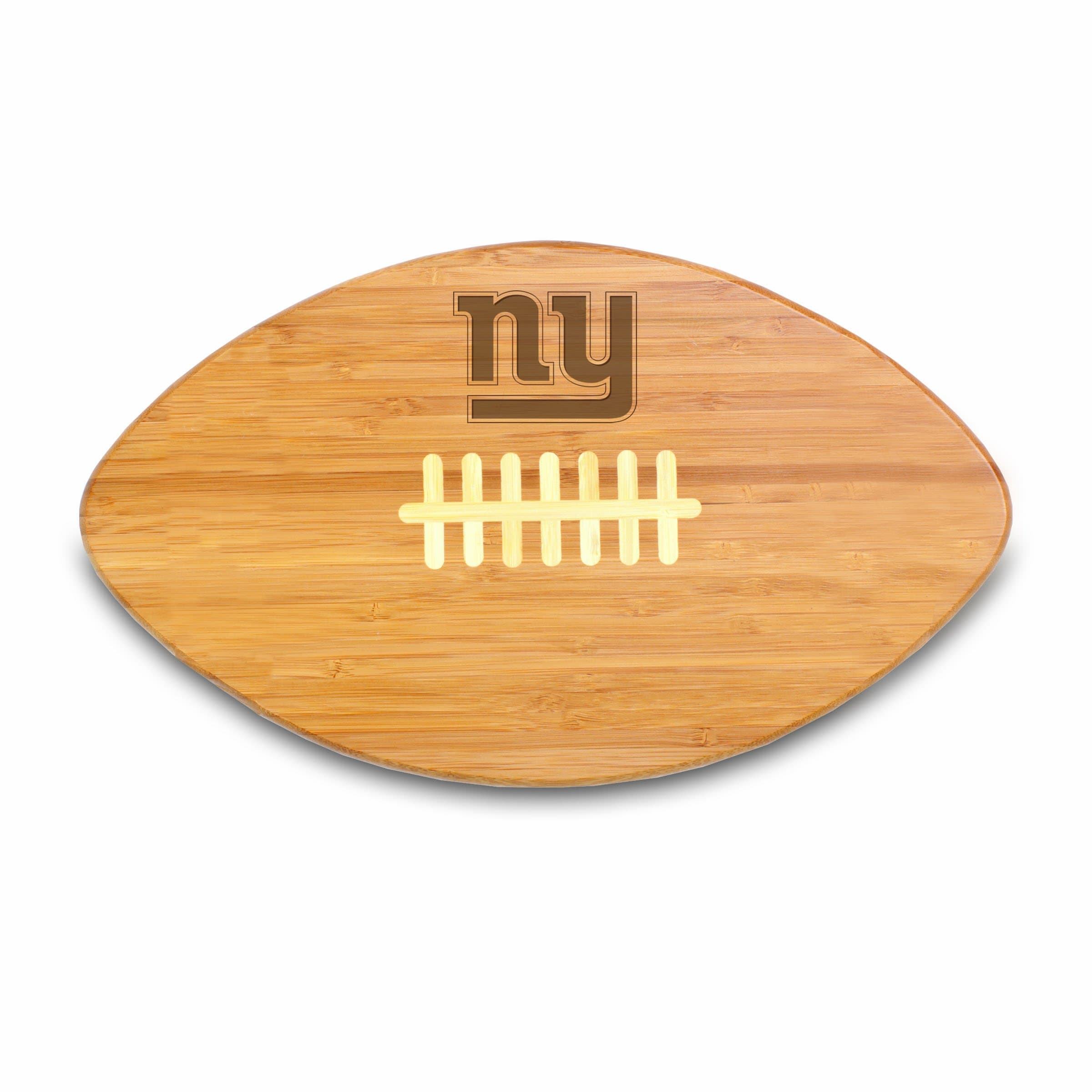 PICNIC TIME New York Giants Bamboo Touchdown Cutting Board