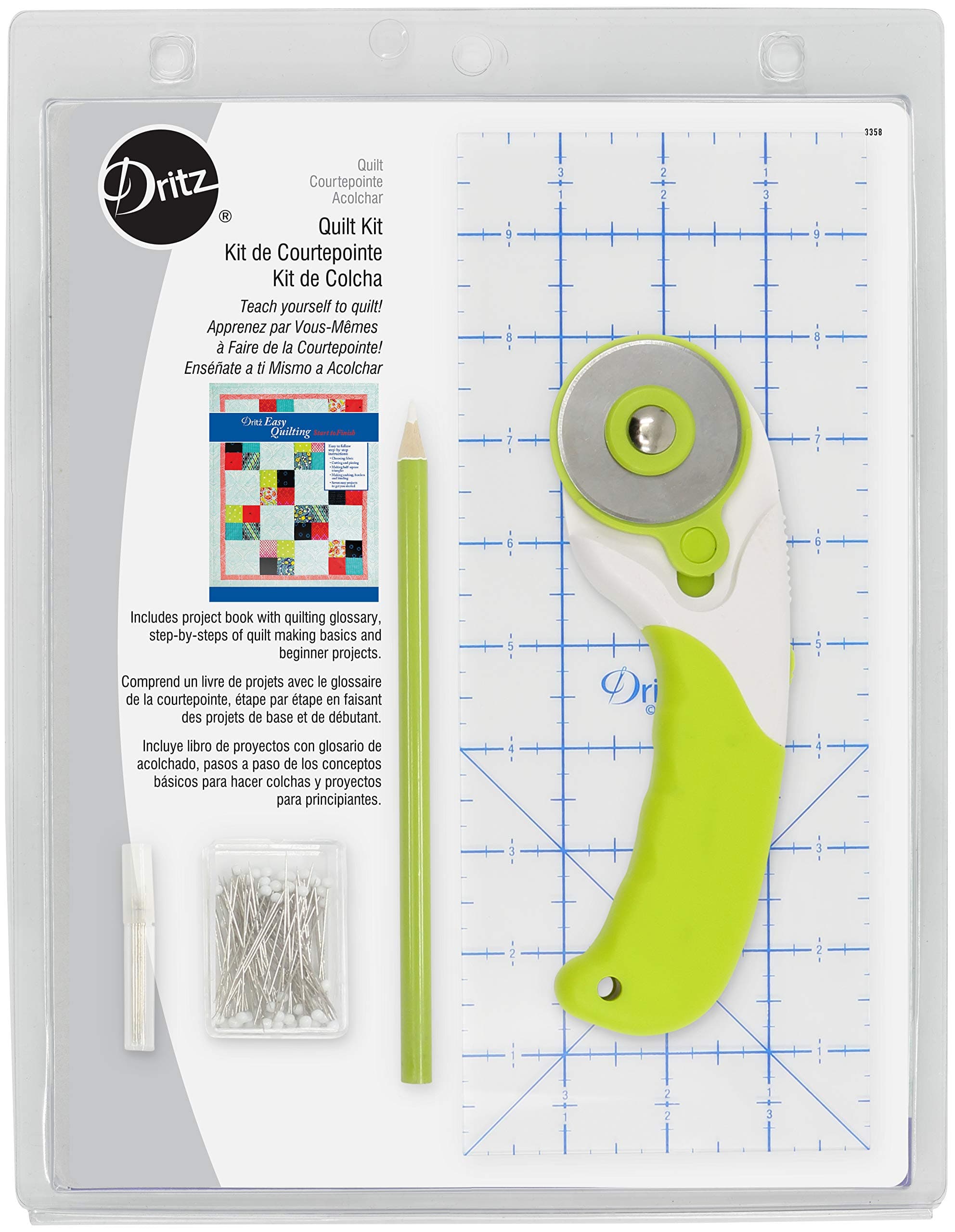 Dritz3358 Easy Quilting Start to Finish Kit