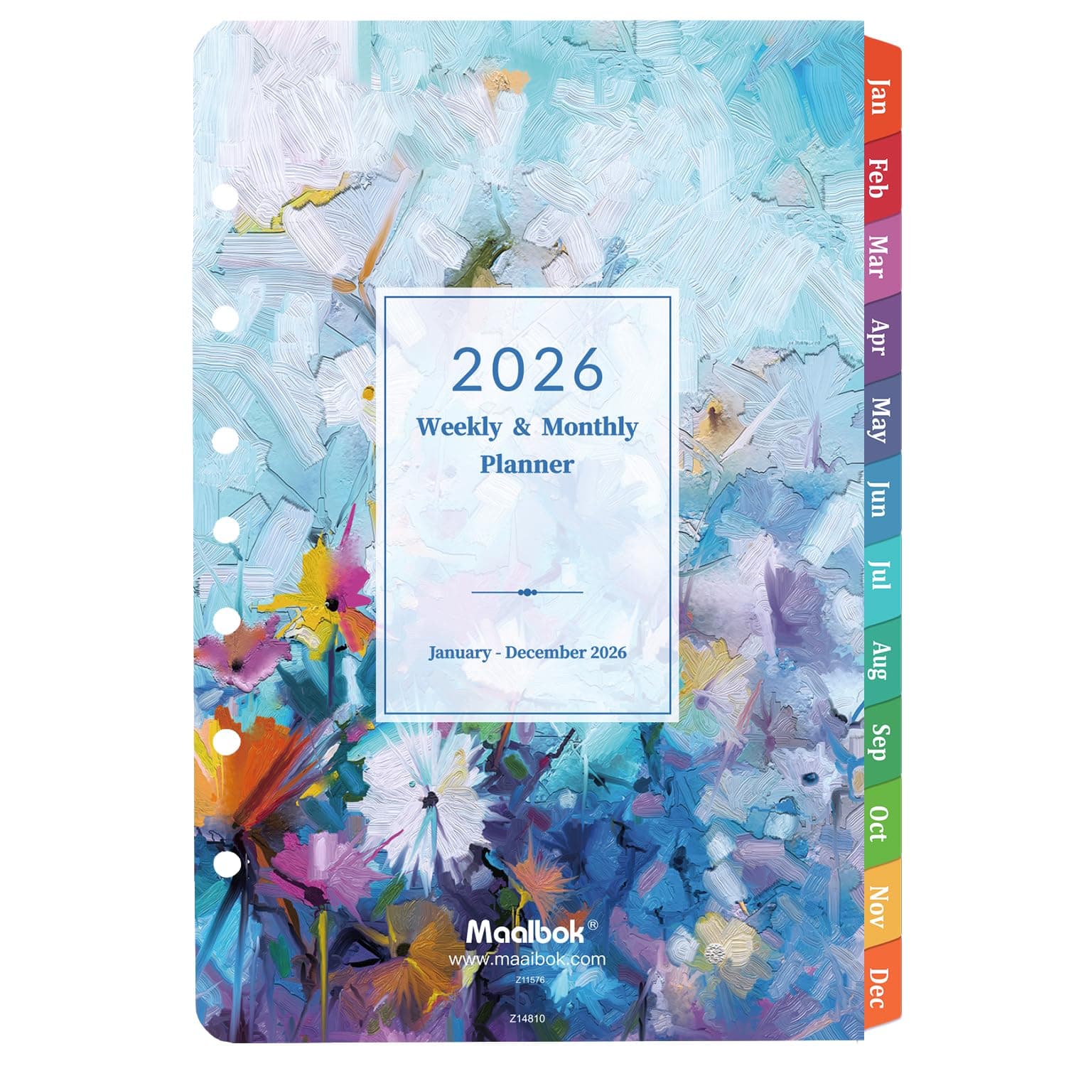 2025 Planner Refills - 7 Holes Punched, Planner Refills 2025, Jan. 2025 - Dec. 2025