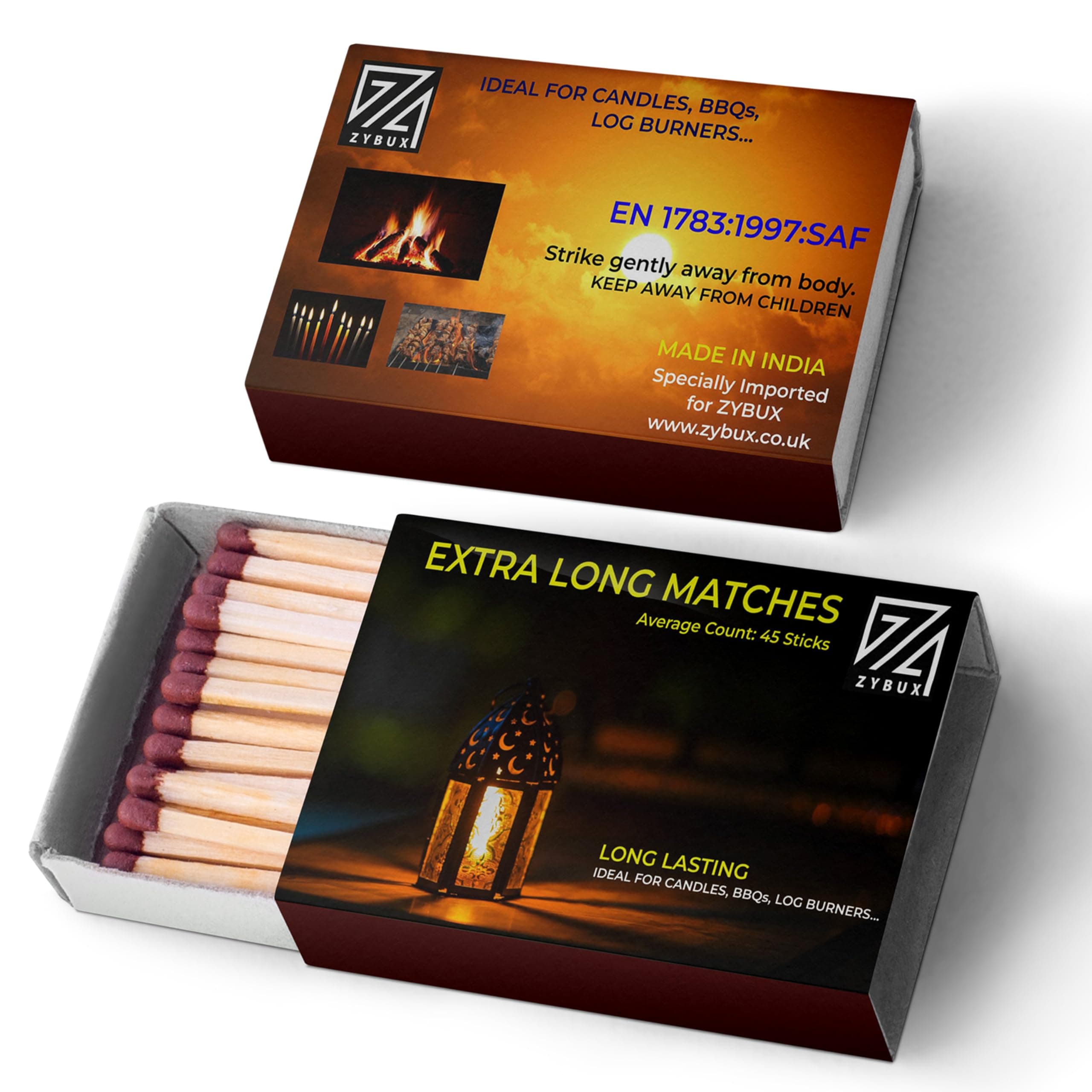 ZYBUX - Bryant and May Extra Long Safety Match (Pack of 2)