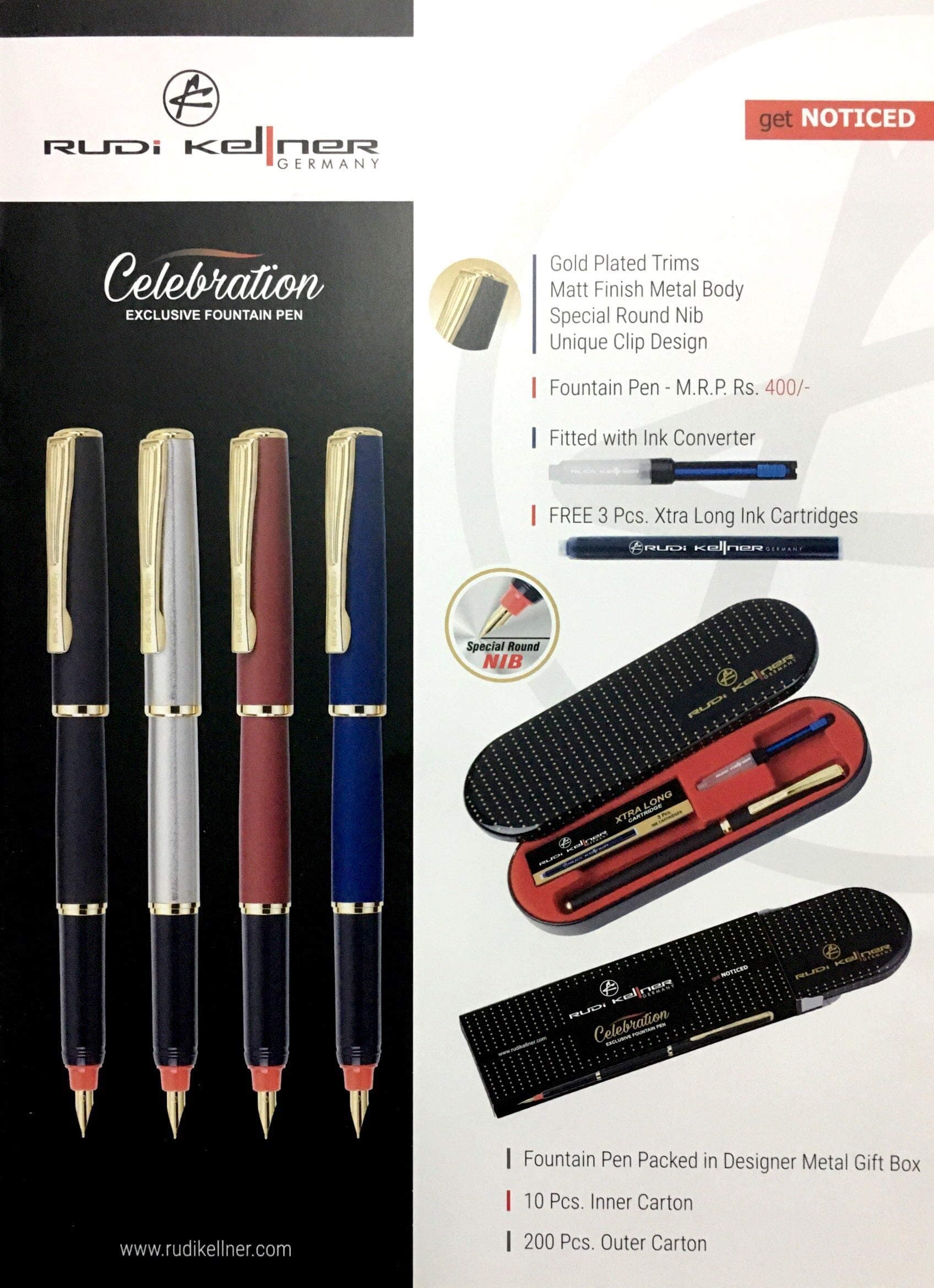 Rudi Kellner CELEBRATION EXCLUSIVE FOUNTAIN PEN