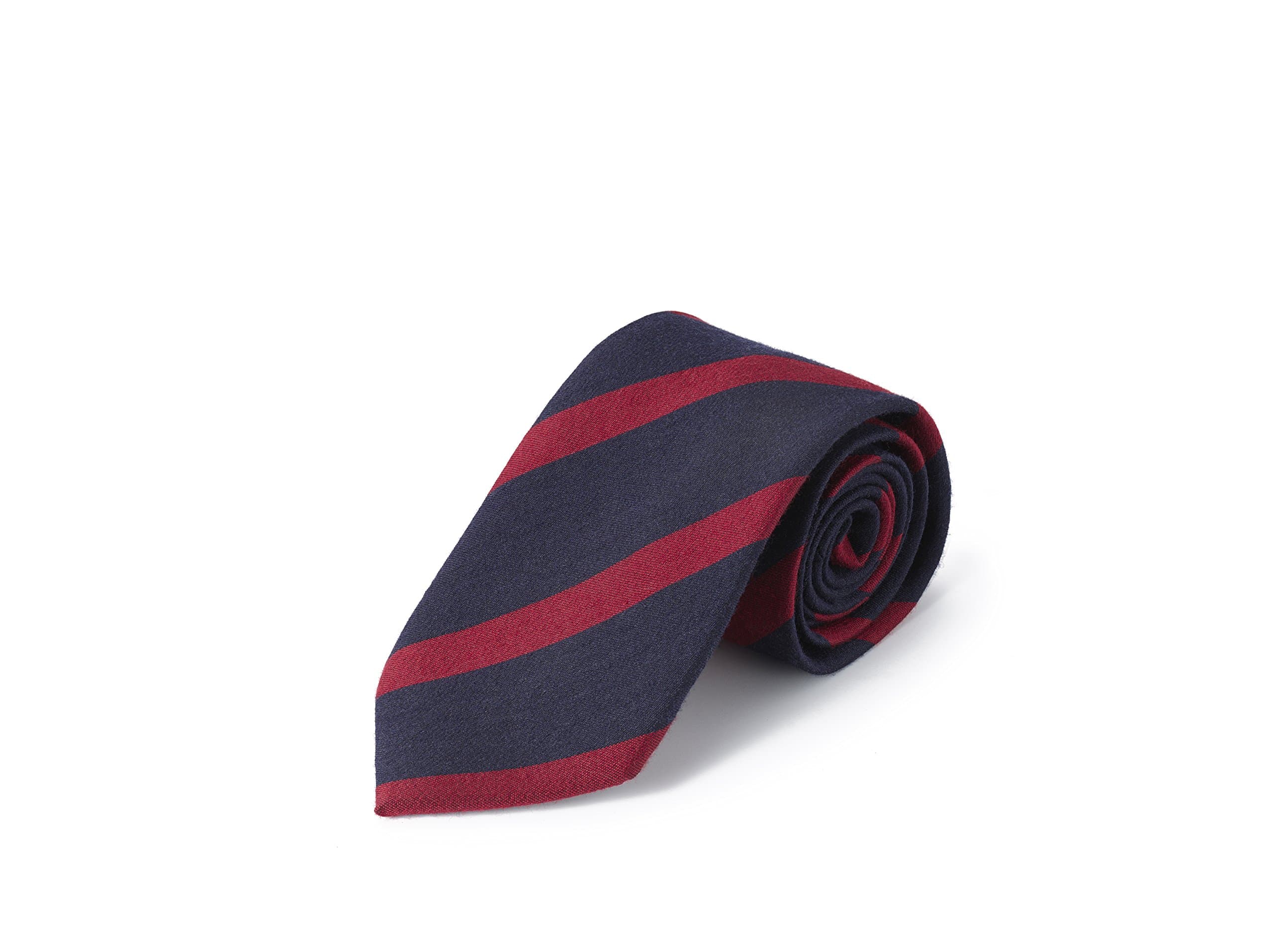 Bolvaint - Tabit Oxford Stripe Wool and Silk Tie