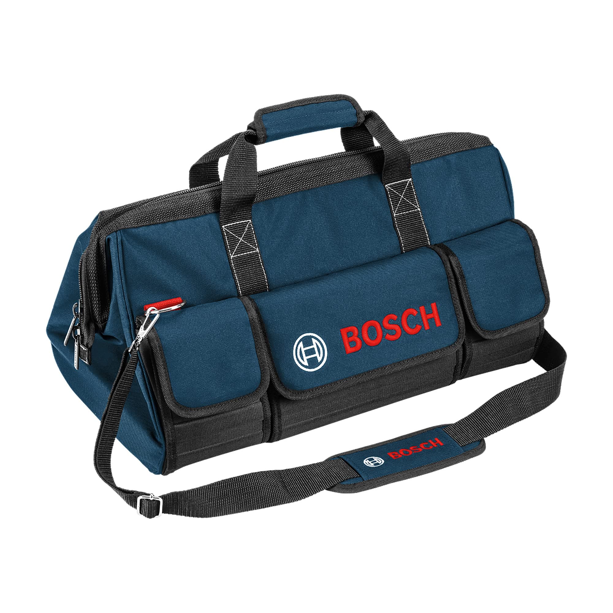 BOSCH Professional Tool Bag, Large – 55 x 35 x 35 cm Heavy-Duty Nylon Bag for Corded, Cordless & Hand Tools, Waterproof with 4 Compartments, 1.75kg Capacity, 6 Months Warranty