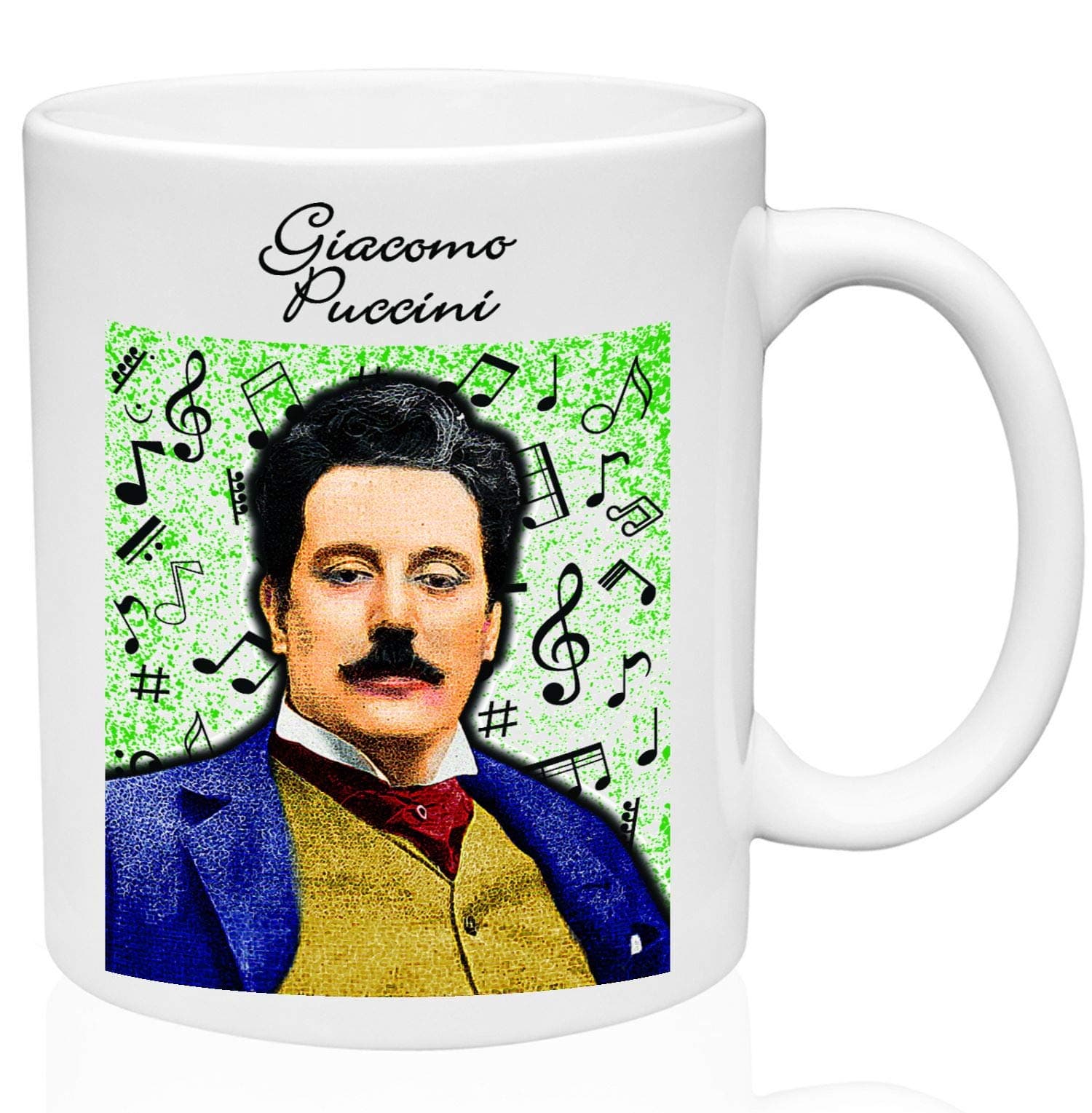 Giacomo PUCCINI Composer 11oz Ceramic Coffee Mug/Tea Mug