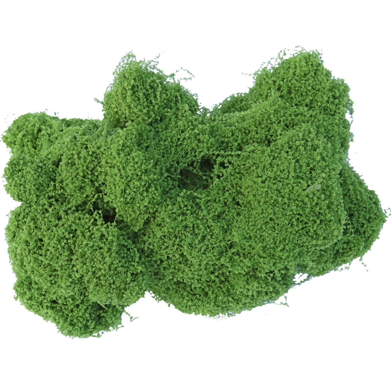 Drasry Artificial Moss Natural Simulation Potting Flower Pot With Grass Fiber Filament Fake Moss Green Lichen Plants Landscaping Gardening Decoration DIY Craft(50g)