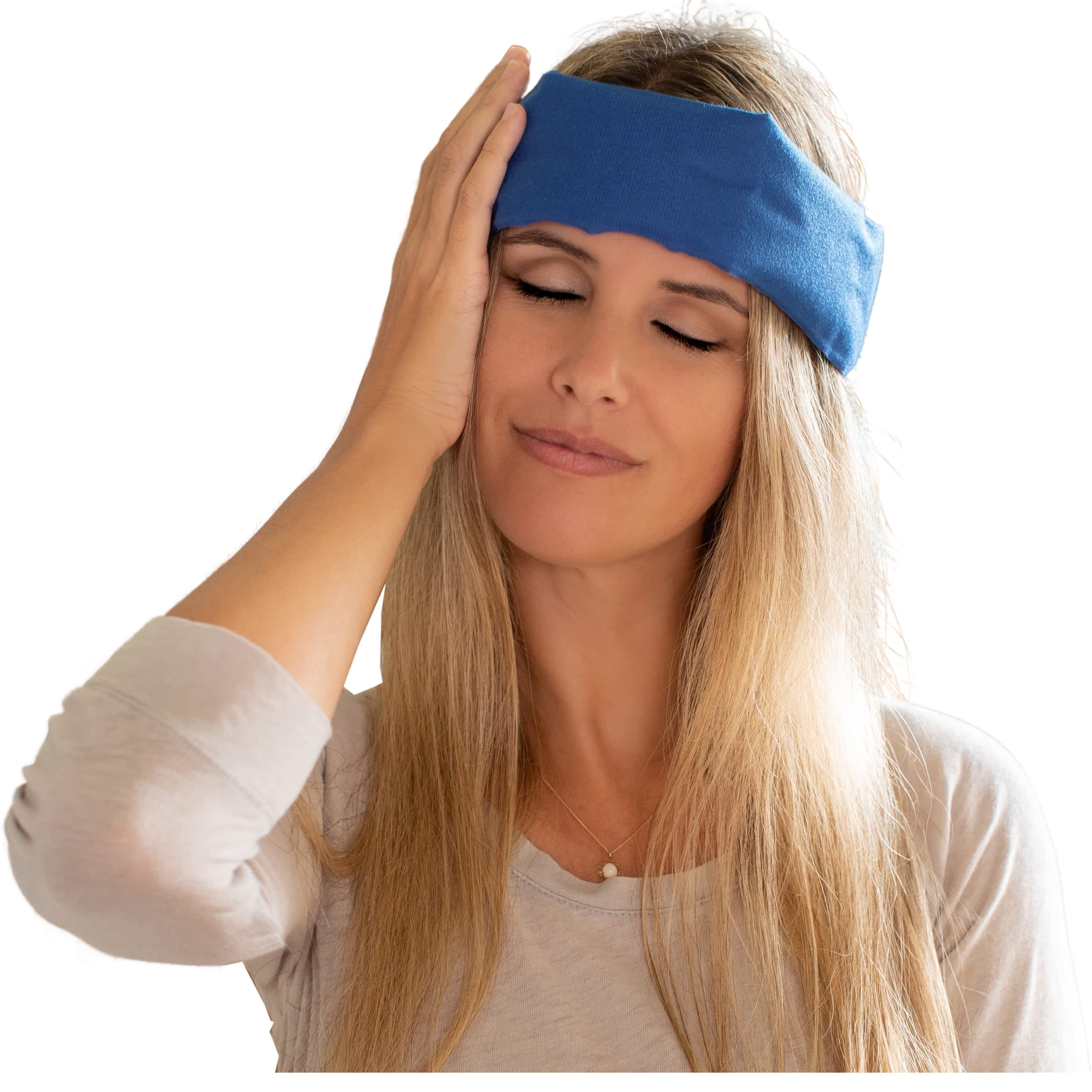 Thera-Med Headache Ice Pack Relief Band - Fabric Lined Ice Pack for Headache Relief and Migraine Relief - Works On Tension Headaches, Sinus Headaches, Minor Injuries