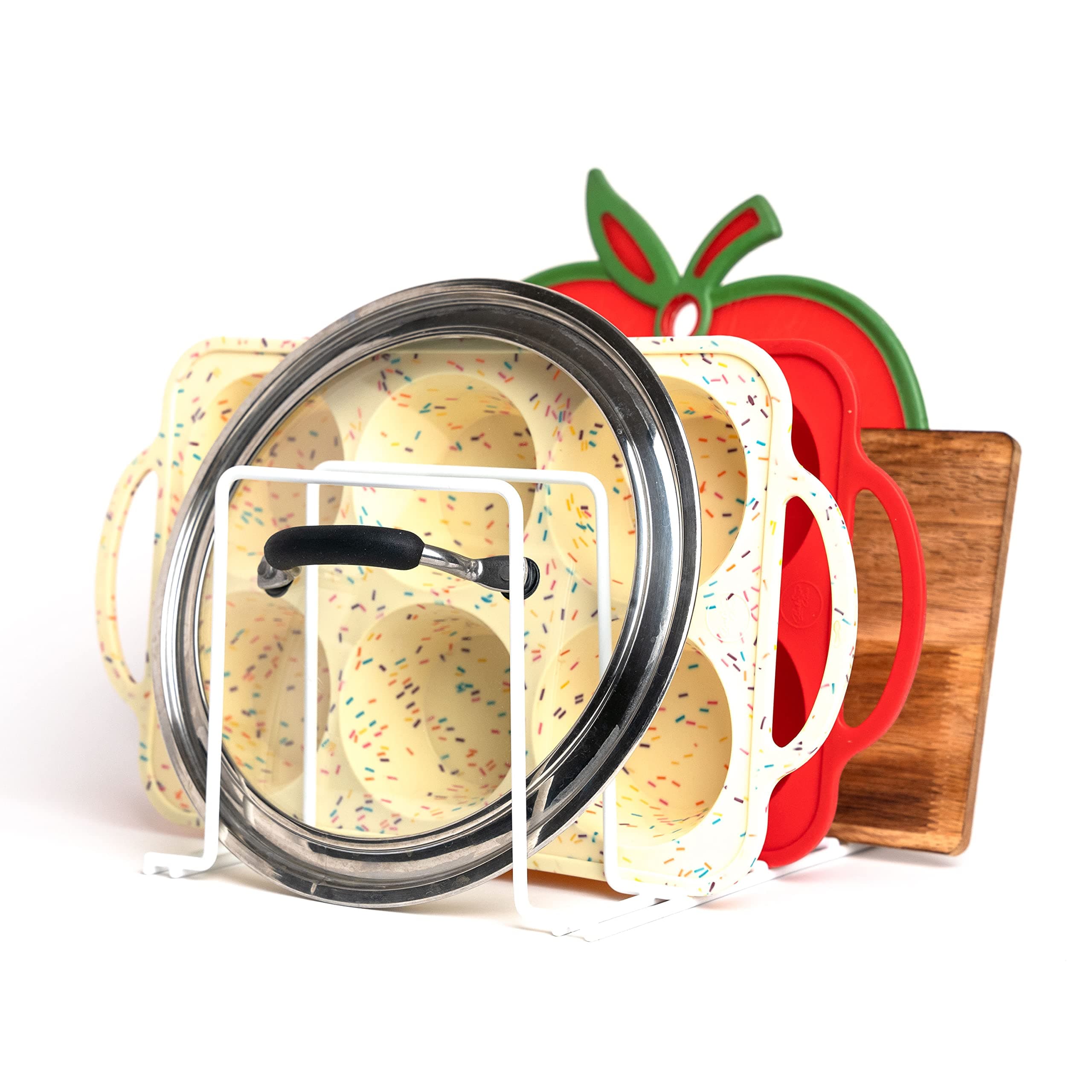 Better Houseware Pot Pan Organizer Under Cabinet Pot Lid Organizer Pan Organi...