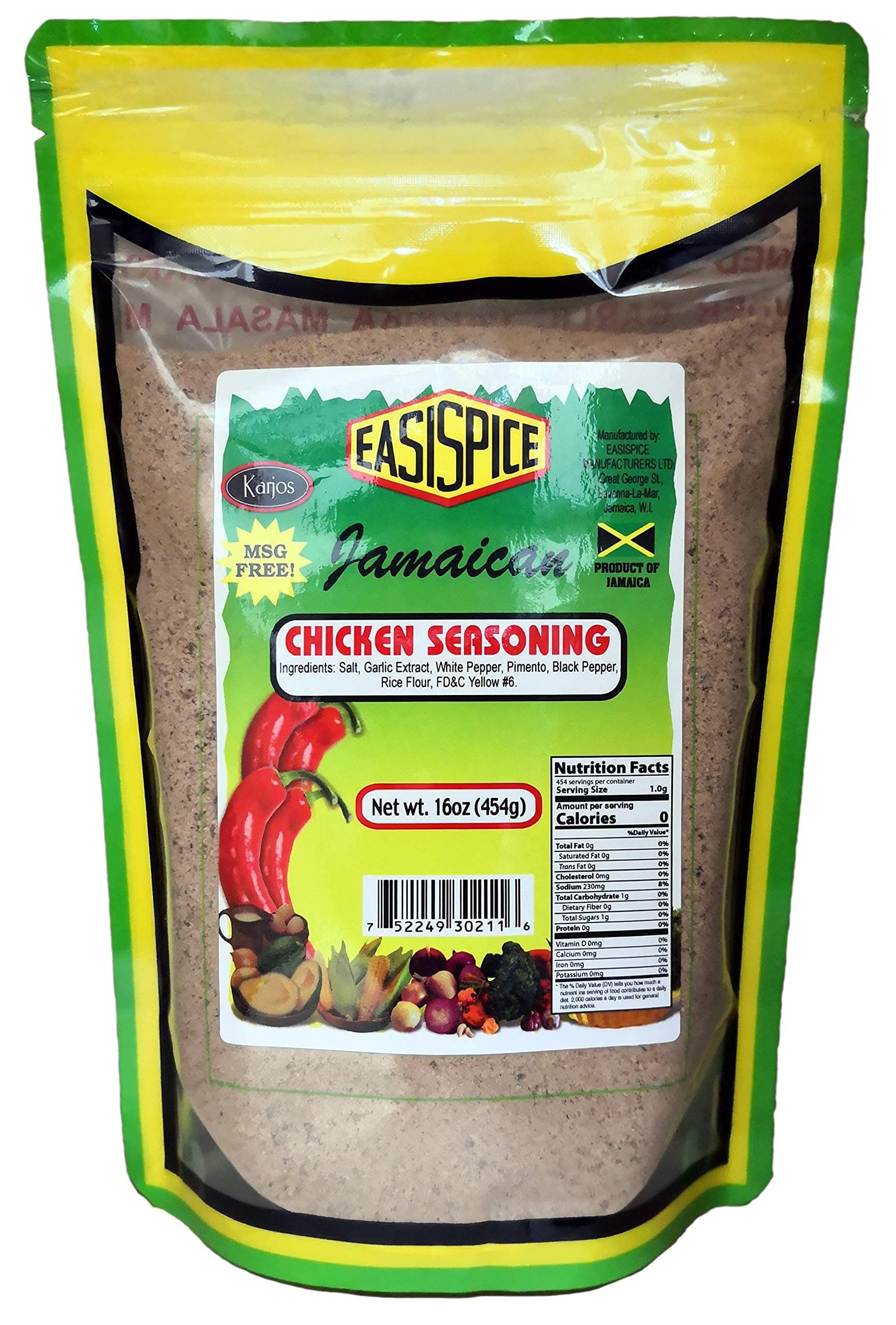 Karjos EasispiceCHICKEN SEASONING 16oz - 10 PACK