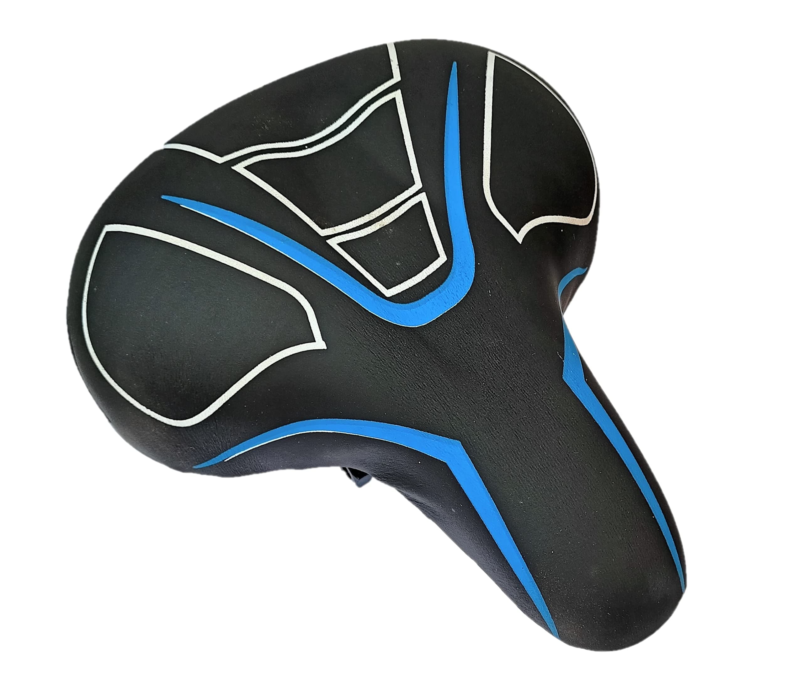 BIG-BEN C O I N PVC Base Bicycle Saddle/Soft Cushion MTB Ranger Cycle Seat, Black, ODEL=2010