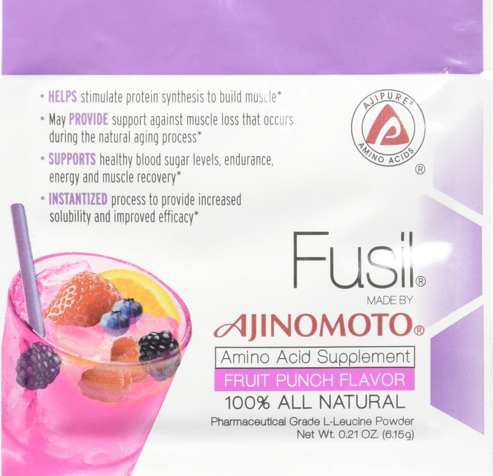 Ajipure Fusil Box, Fruit Punch, 30 Count