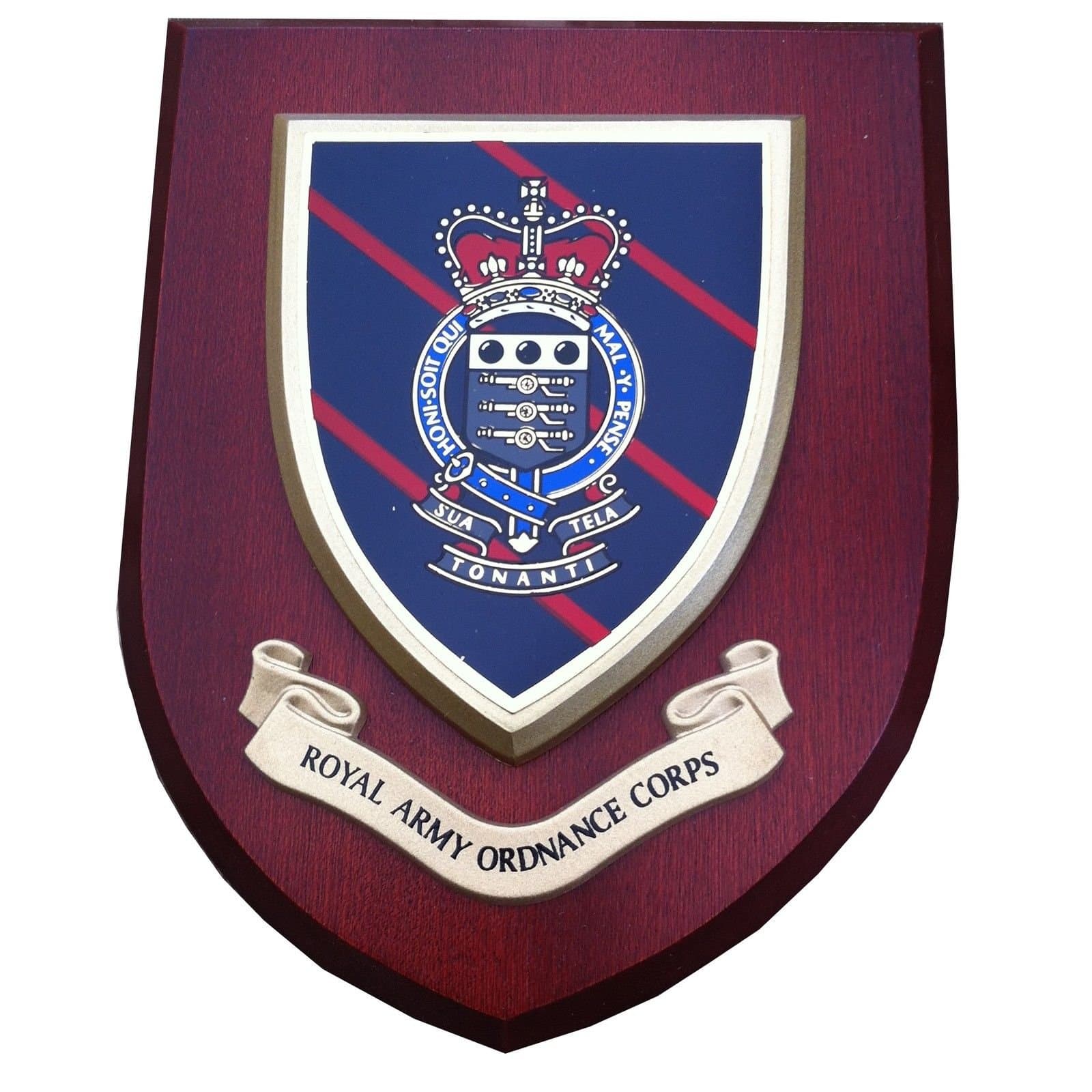 RAOC Wall Plaque Royal Army Ordnance Corps Regimental Mess Shield