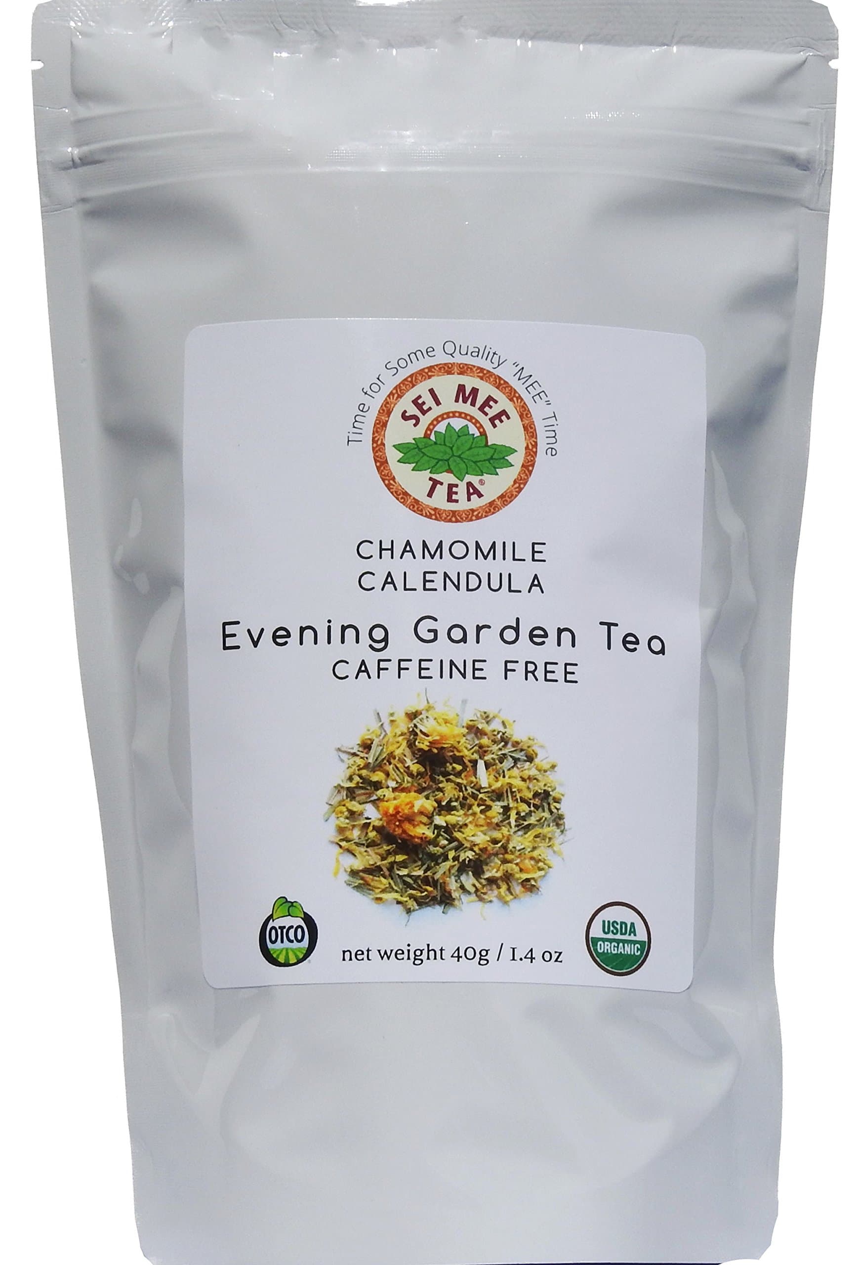 SEI MEE TEA Original Caffeine Free Teas & Decaf Green Tea (Chamomile Calendula, 30g)