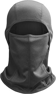 AstroAI Ski Mask Balaclava Face Mask Shiesty Mask for Men Women, Motorcycle UV Protector Windproof Neck Warmer Face Cover for Snowboarding, Skiing, Hunting, Cycling, Grey
