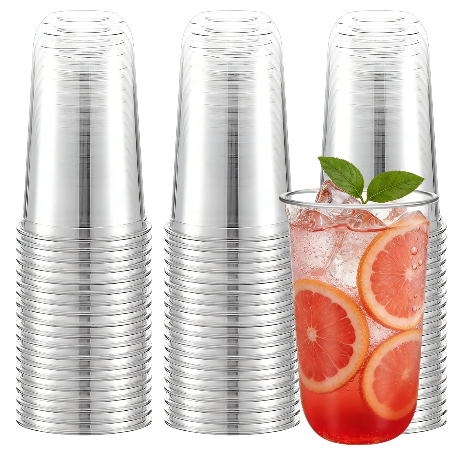 Plastic Stemless Wine Glasses