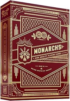 Monarchs V2 Playing Cards (RED) Limited Edition Monarch Deck by Theory11