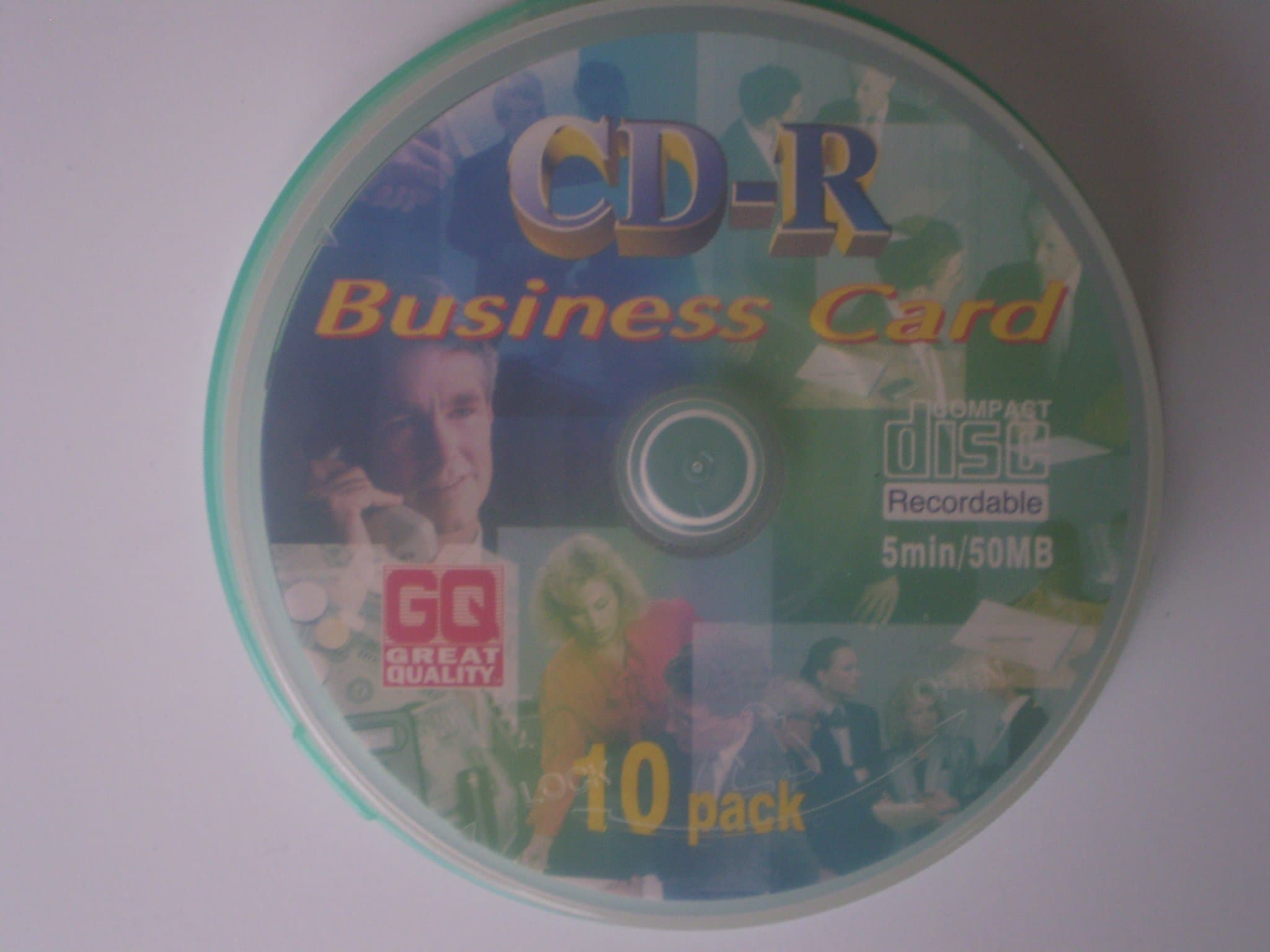 10 pack 3 mini CD-R BUSINESS CARD GQ Great Quality