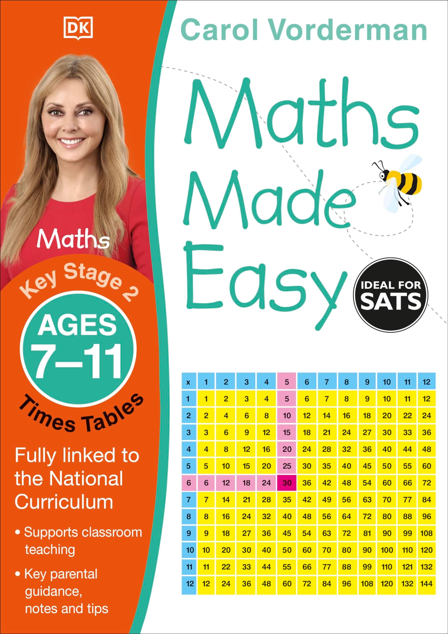 Maths Made Easy: Times Tables, Ages 7-11 (Key Stage 2): Supports the National Curriculum, Maths Exercise Book