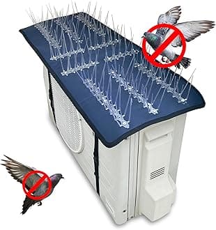Axmon Air Conditioner Cover with Spikes Silicon Bird Spikes for Split AC Outdoor Units,AC Outdoor Protection Cover from Pigeon (Kabootar),Anti Pigeon Spikes Bird Control Spikes for 1.5 & 2 Ton Outdoor