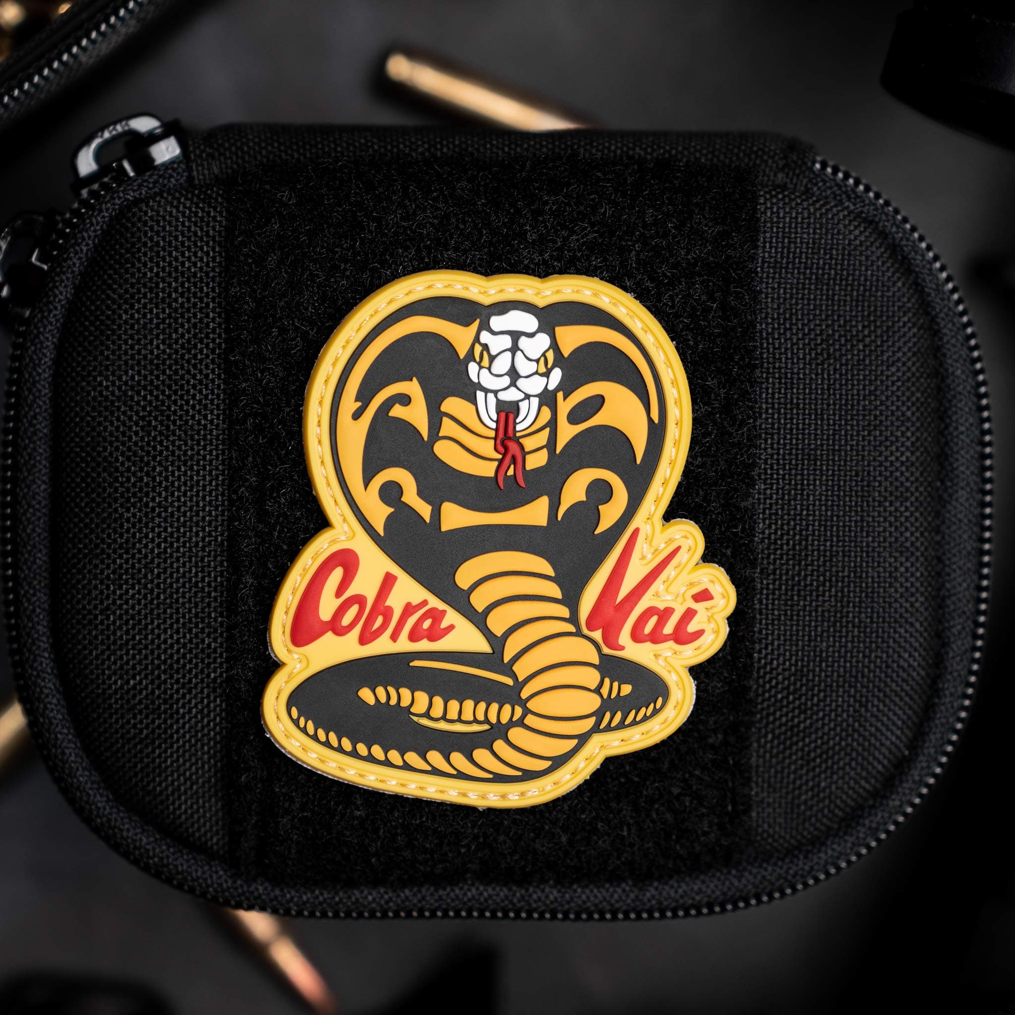 Cobra Kai Patch - Karate Kid Johnny Lawrence PVC Rubber Morale Patch, Hook Backed Morale Patch by NEO Tactical Gear (Cobra Kai Patch)