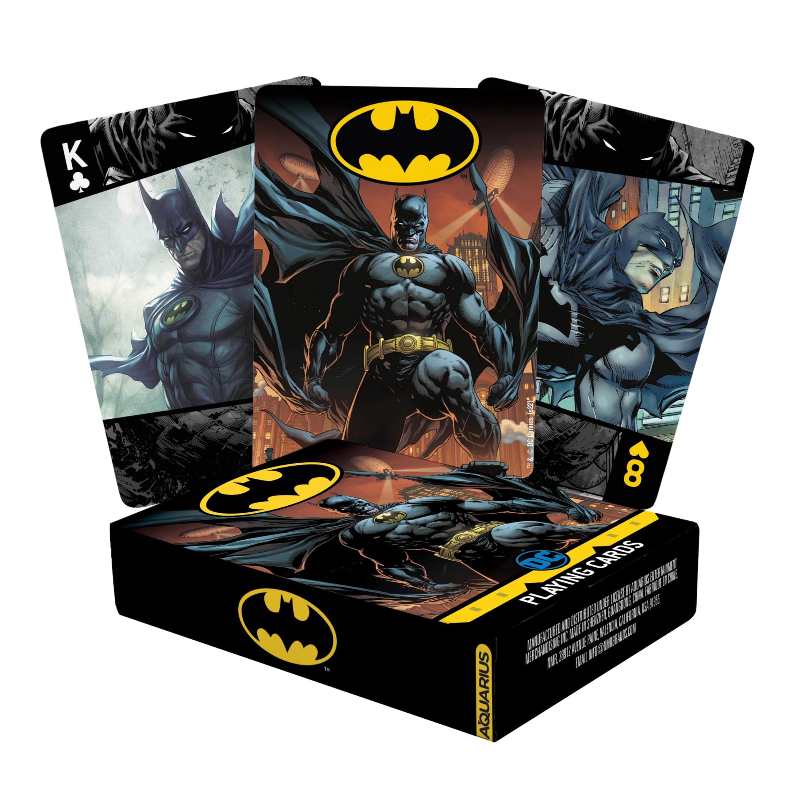 DC Comics Batman Playing Cards - Batman Themed Deck of Cards for Your Favorite Card Games - Officially Licensed DC Comics Merchandise & Collectibles