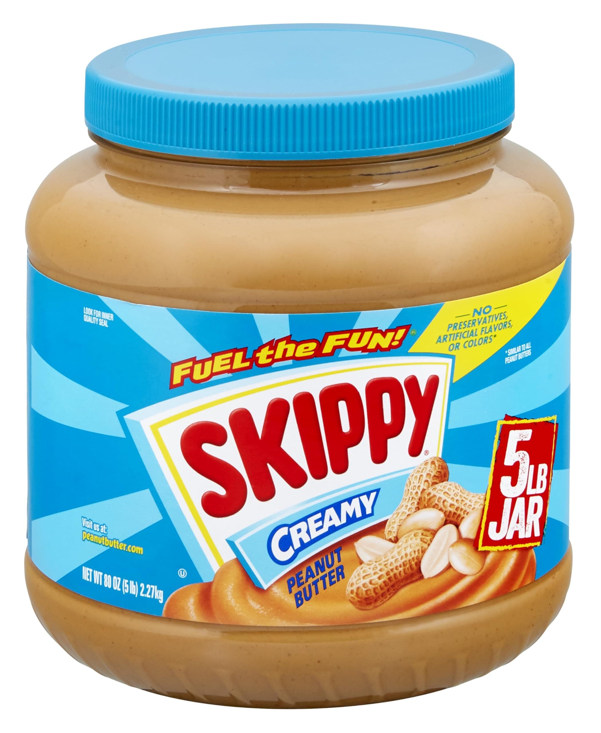 Skippy Creamy Peanut Butter, 80 oz