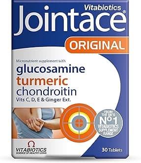 Original - Comprehensive Joints & Cartilage Support - Includes Turmeric, Ginger, Glucosamine & Chondroitin - 30 Tablets